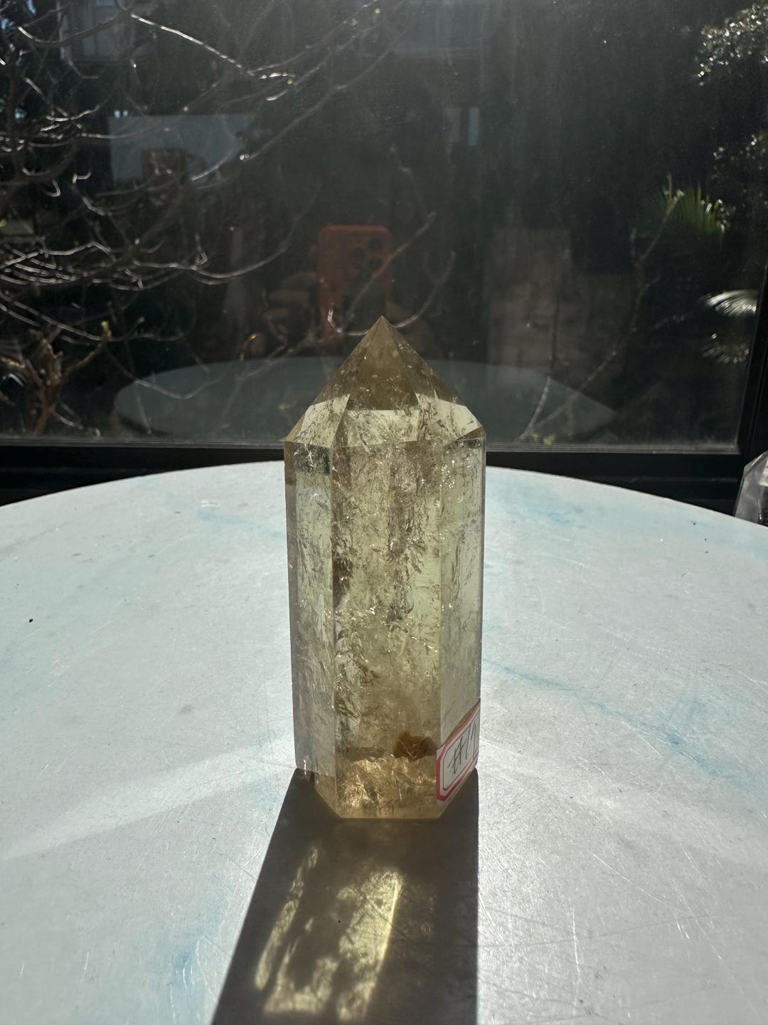 Natural Brazilian Citrine Tower #19 | Rainbow Crystal Point | Wealth & Abundance — image 2