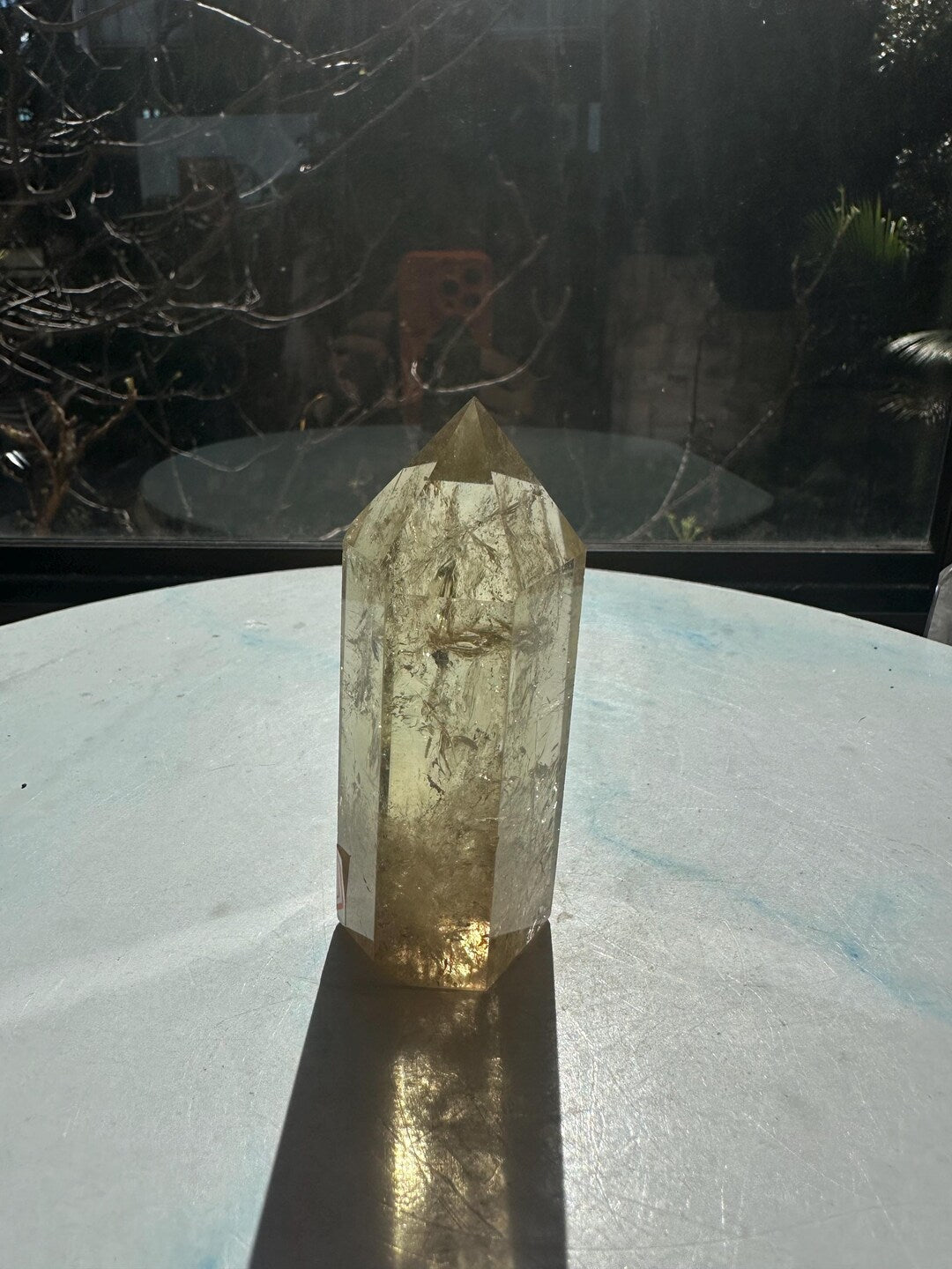 Natural Brazilian Citrine Tower #19 | Rainbow Crystal Point | Wealth & Abundance — image 5