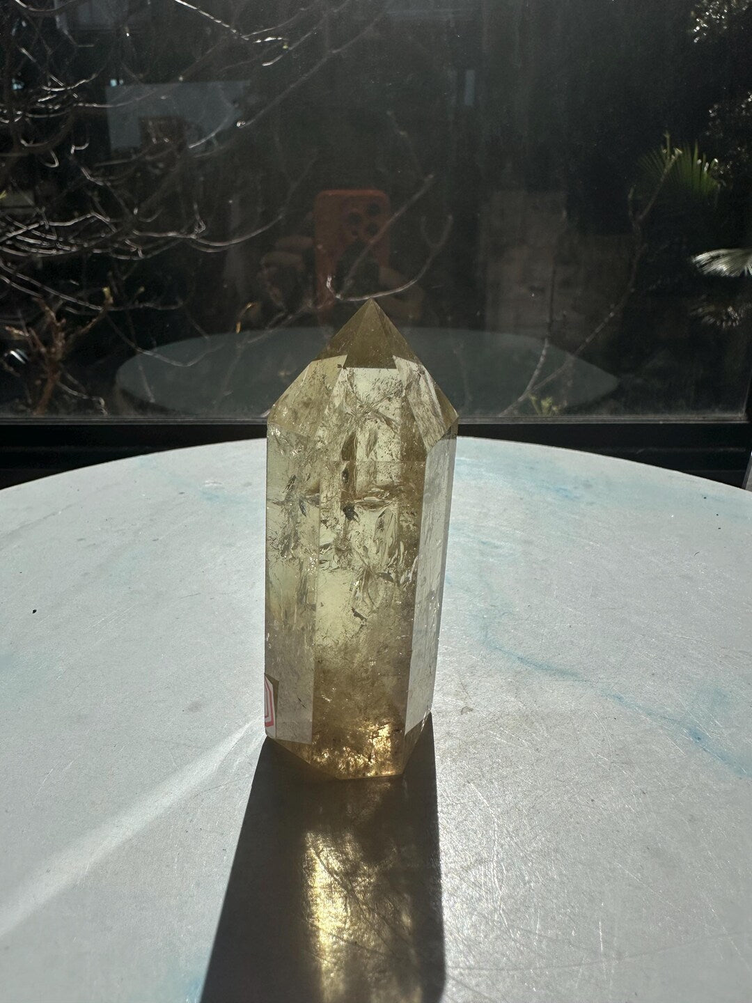 Natural Brazilian Citrine Tower #19 | Rainbow Crystal Point | Wealth & Abundance — image 6