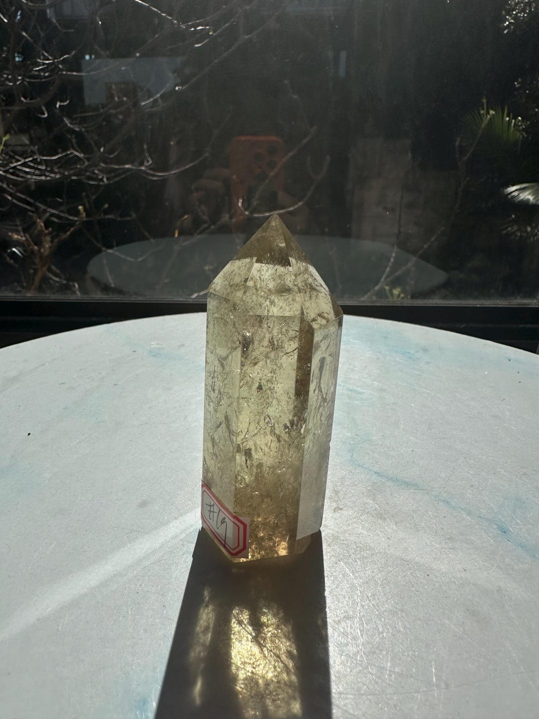 Natural Brazilian Citrine Tower #19 | Rainbow Crystal Point | Wealth & Abundance — image 7