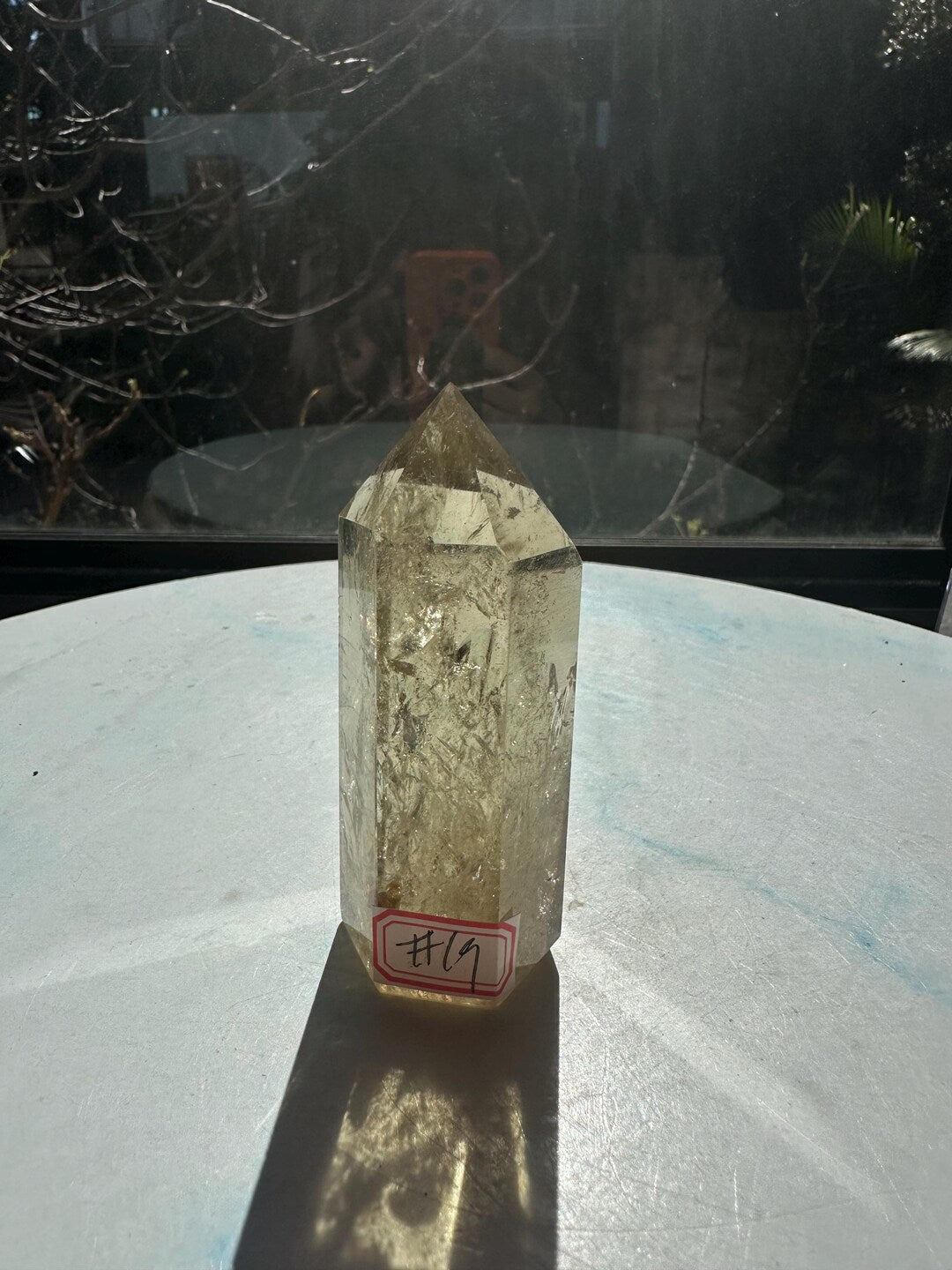 Natural Brazilian Citrine Tower #19 | Rainbow Crystal Point | Wealth & Abundance — image 8