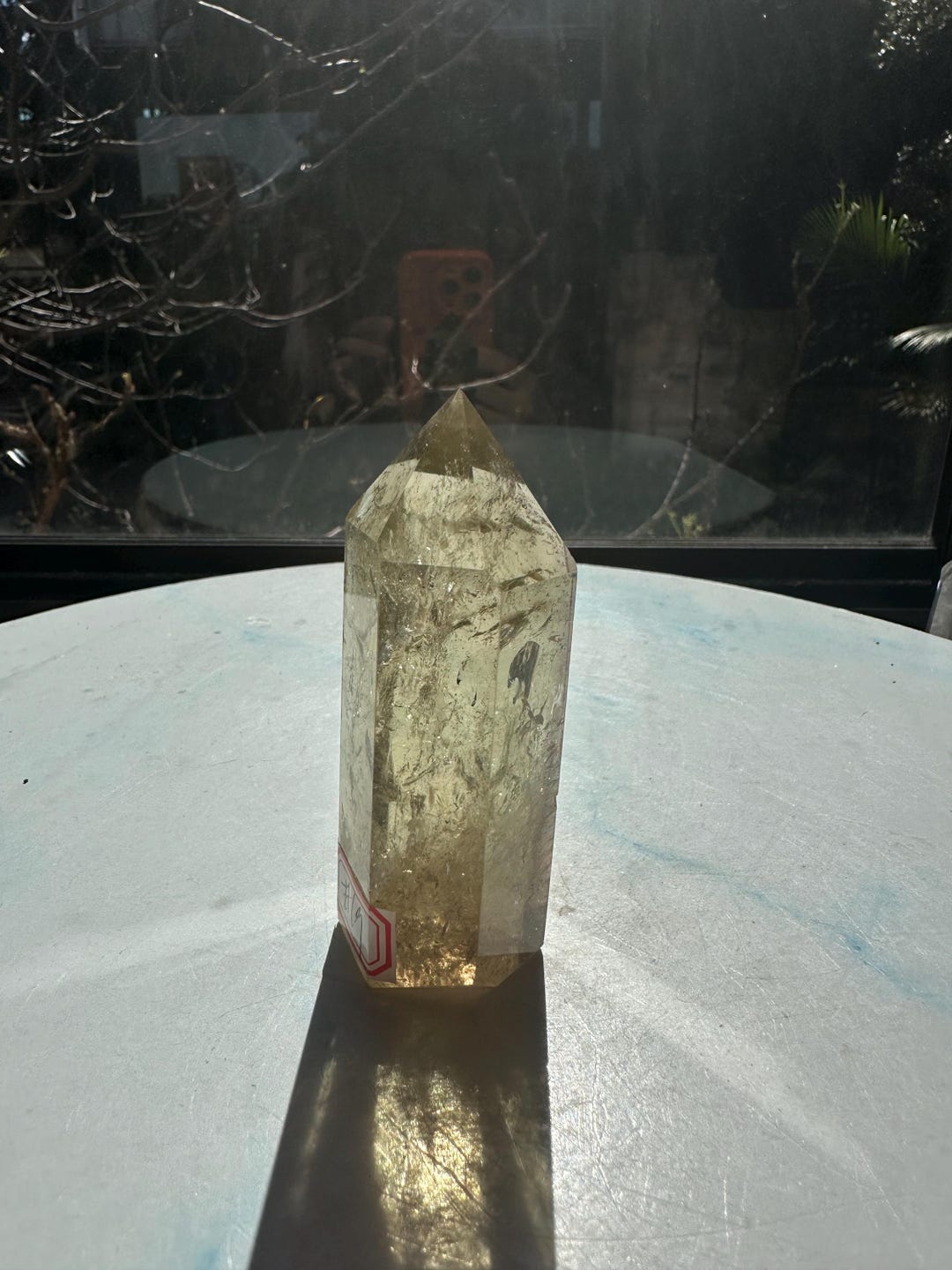 Natural Brazilian Citrine Tower #19 | Rainbow Crystal Point | Wealth & Abundance — image 9