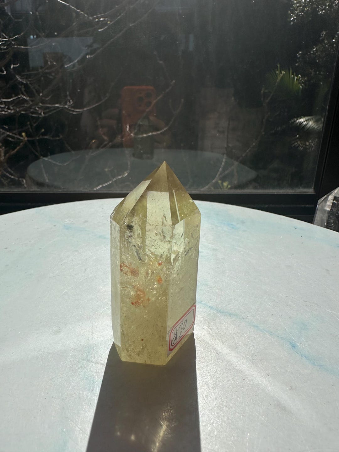Natural Brazilian Citrine Tower #20 | Rainbow Crystal Point | Wealth & Abundance — image 2