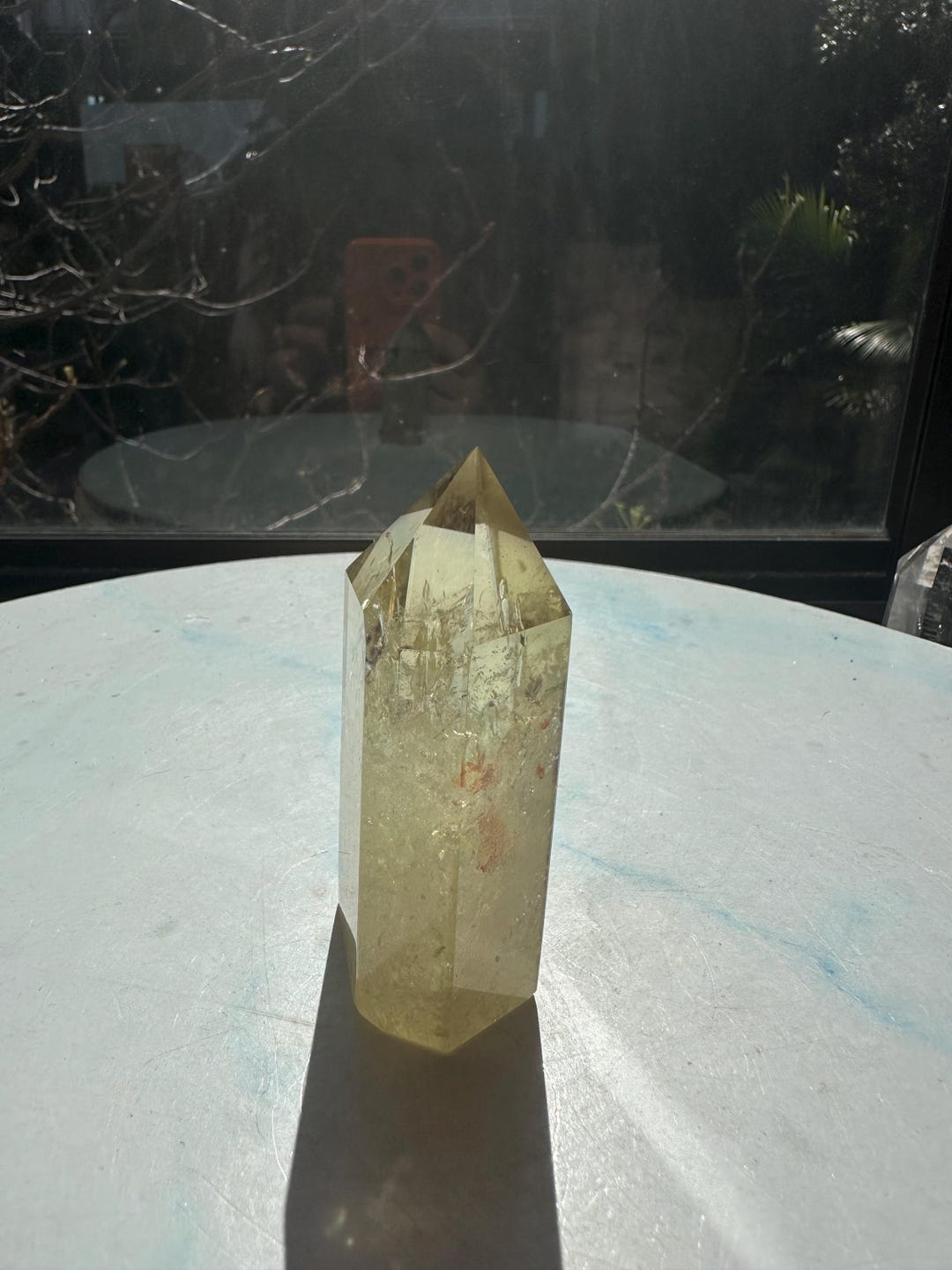 Natural Brazilian Citrine Tower #20 | Rainbow Crystal Point | Wealth & Abundance — image 3