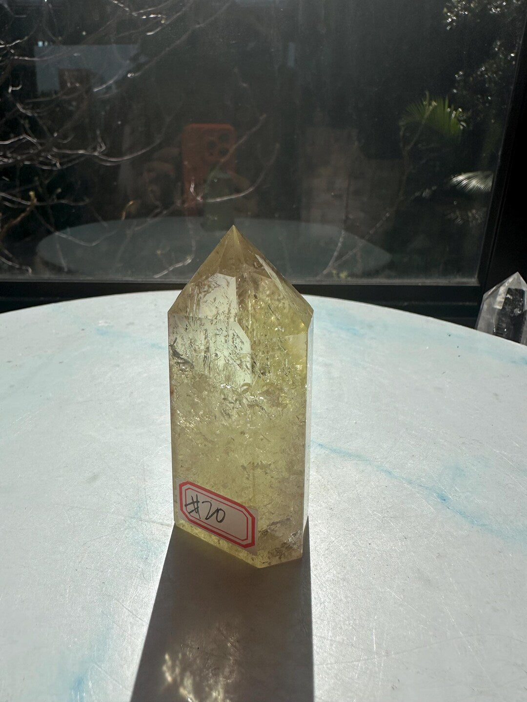 Natural Brazilian Citrine Tower #20 | Rainbow Crystal Point | Wealth & Abundance — image 6
