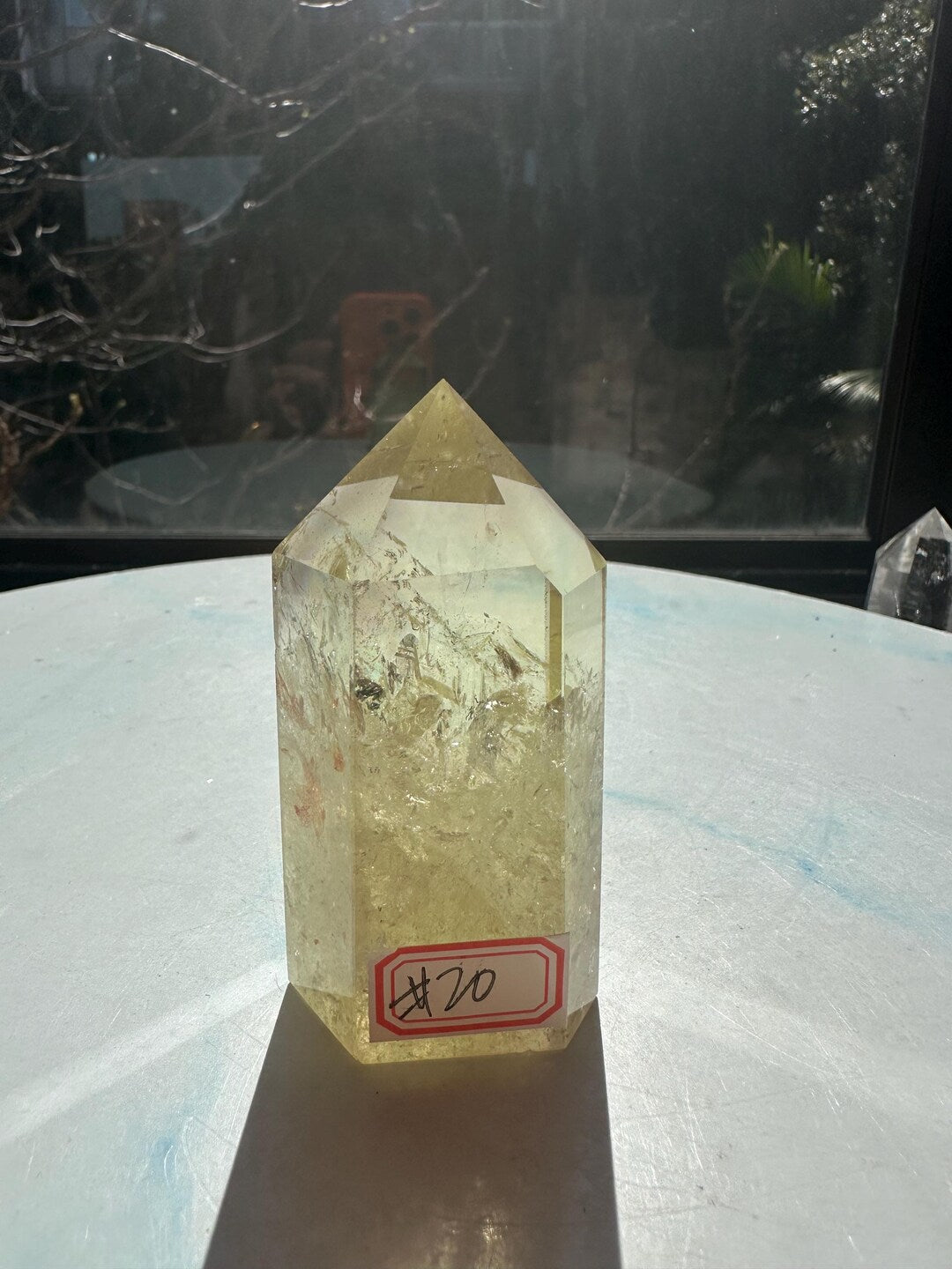 Natural Brazilian Citrine Tower #20 | Rainbow Crystal Point | Wealth & Abundance — image 7