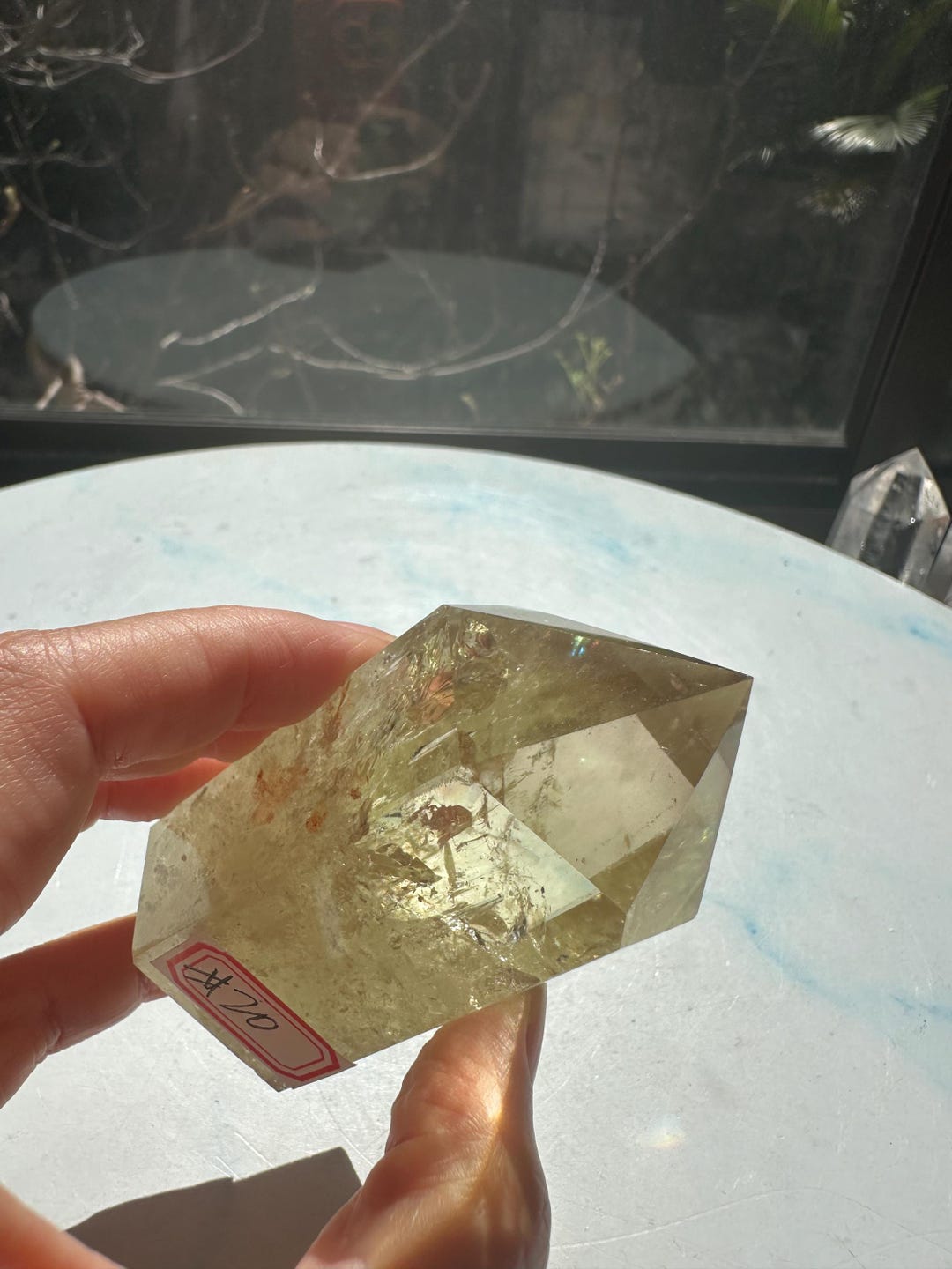Natural Brazilian Citrine Tower #20 | Rainbow Crystal Point | Wealth & Abundance — image 8