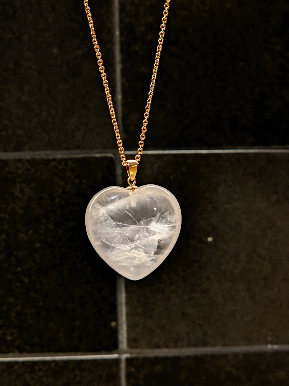 Rose Quartz Crystal Necklace | Natural Pendant Shapes