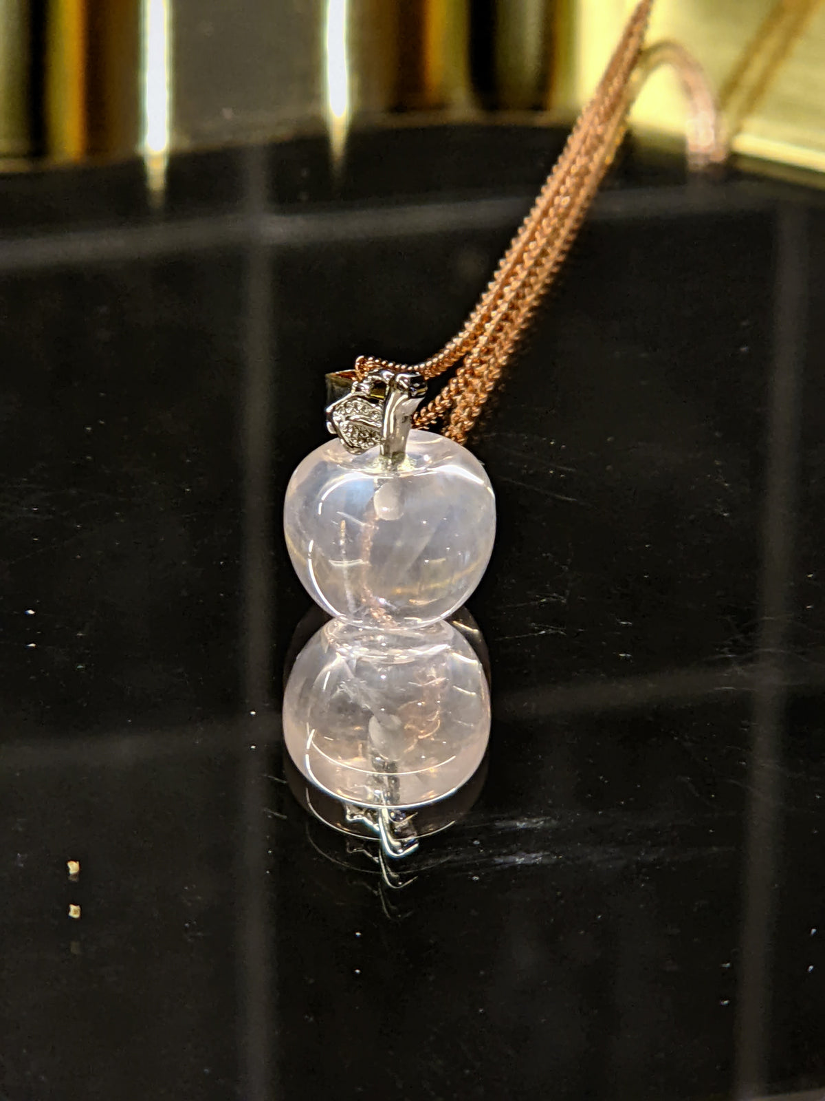 Rose Quartz Crystal Necklace | Natural Pendant Shapes