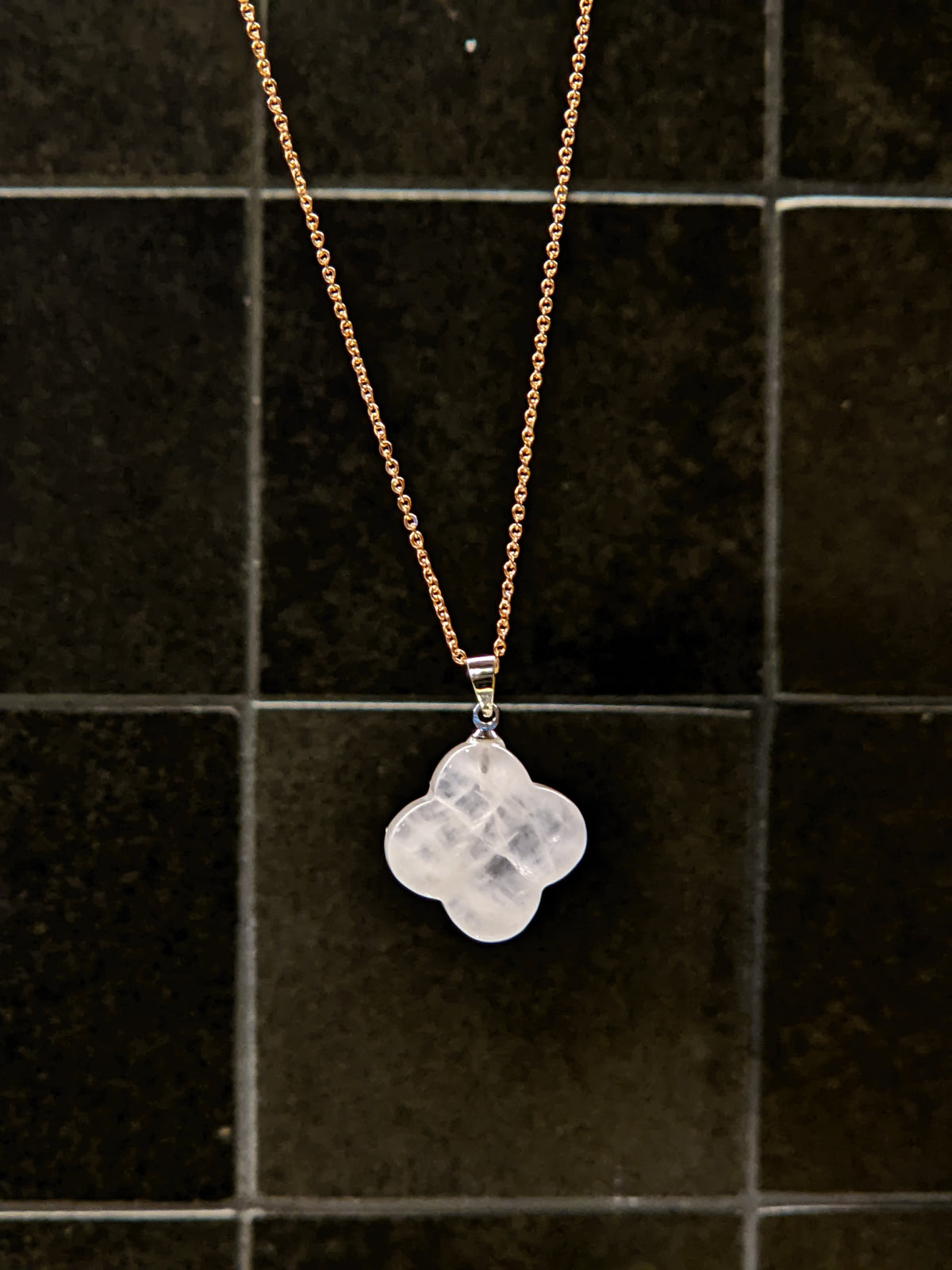 Rose Quartz Crystal Necklace | Natural Pendant Shapes