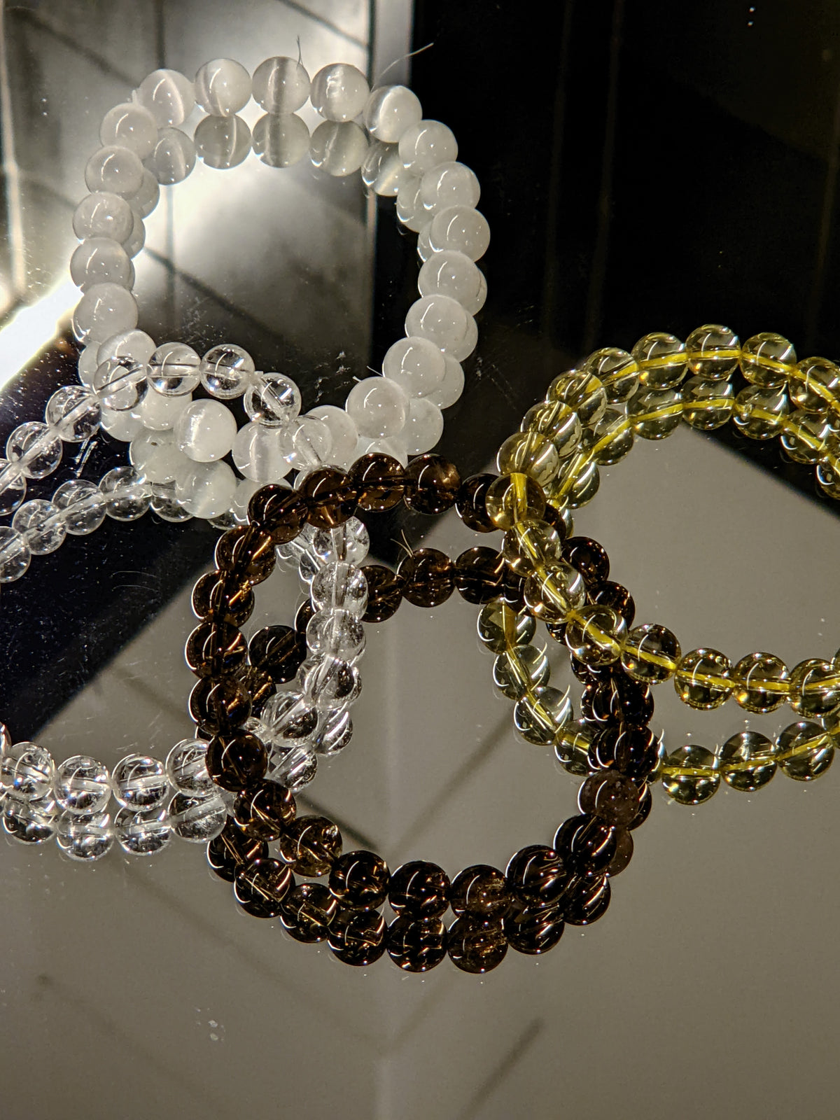 Natural Smoky Quartz Bracelet – 6mm Crystal Beads product photo 5