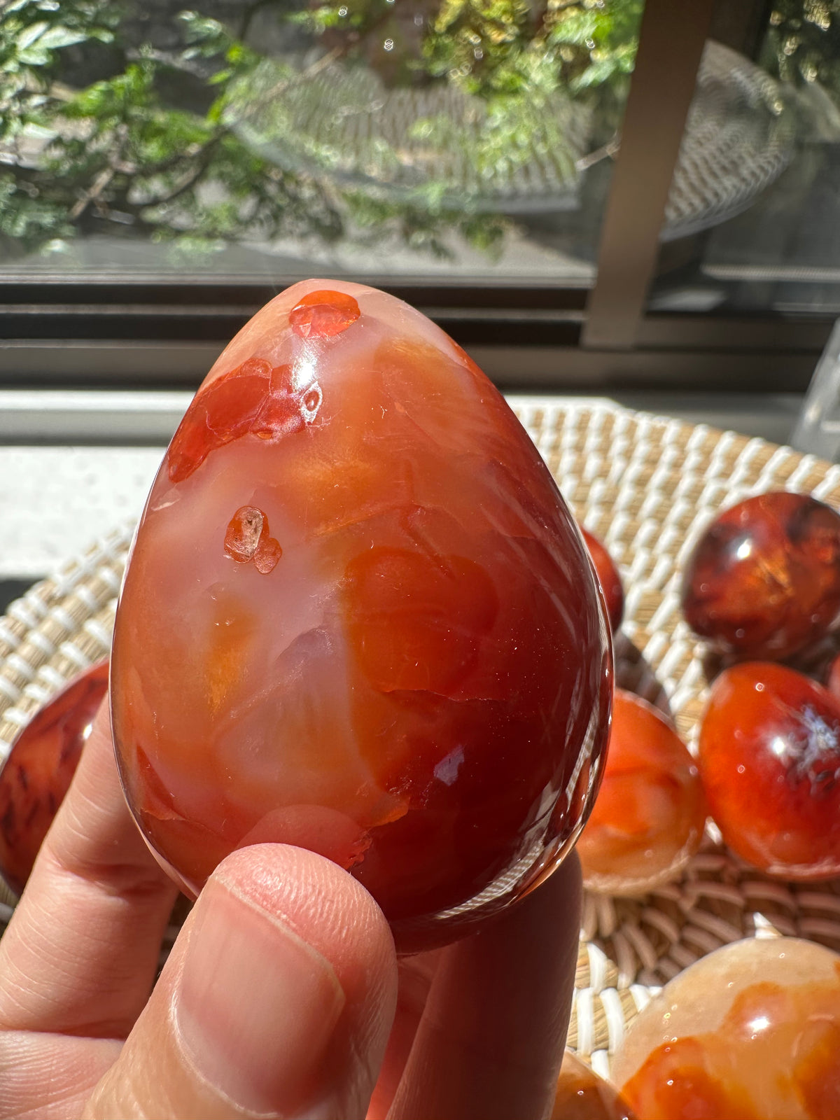 Carnelian Egg | Natural Polished Stone 50–300g