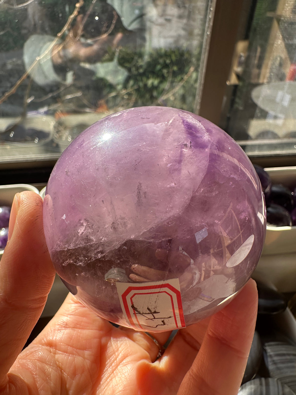 Amethyst Sphere with Deep Violet Colour, 416g 5.3cm Exact Piece #3 – alternate view 3
