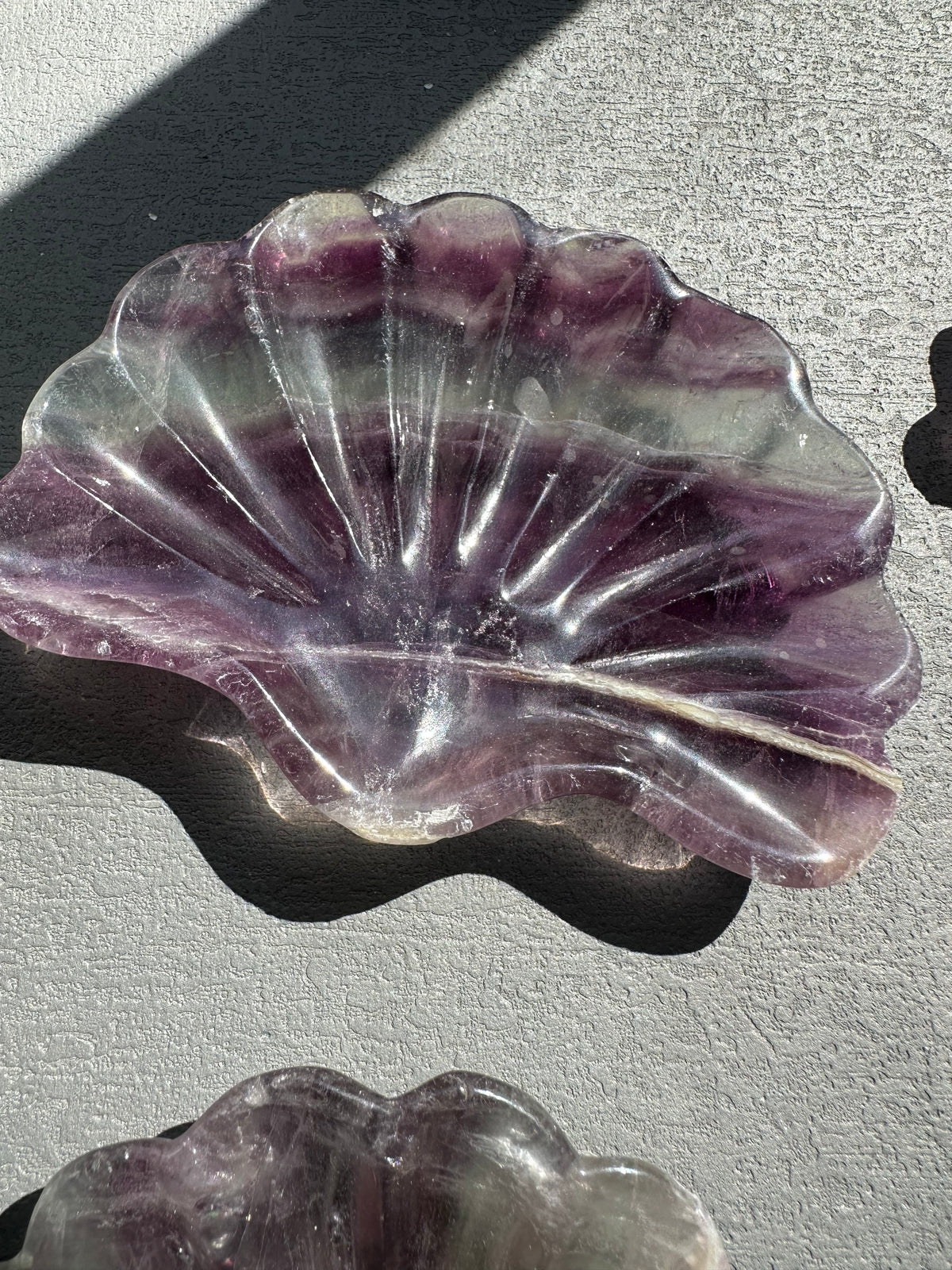 Fluorite Bowl | Natural Crystal Trinket & Jewellery Dish