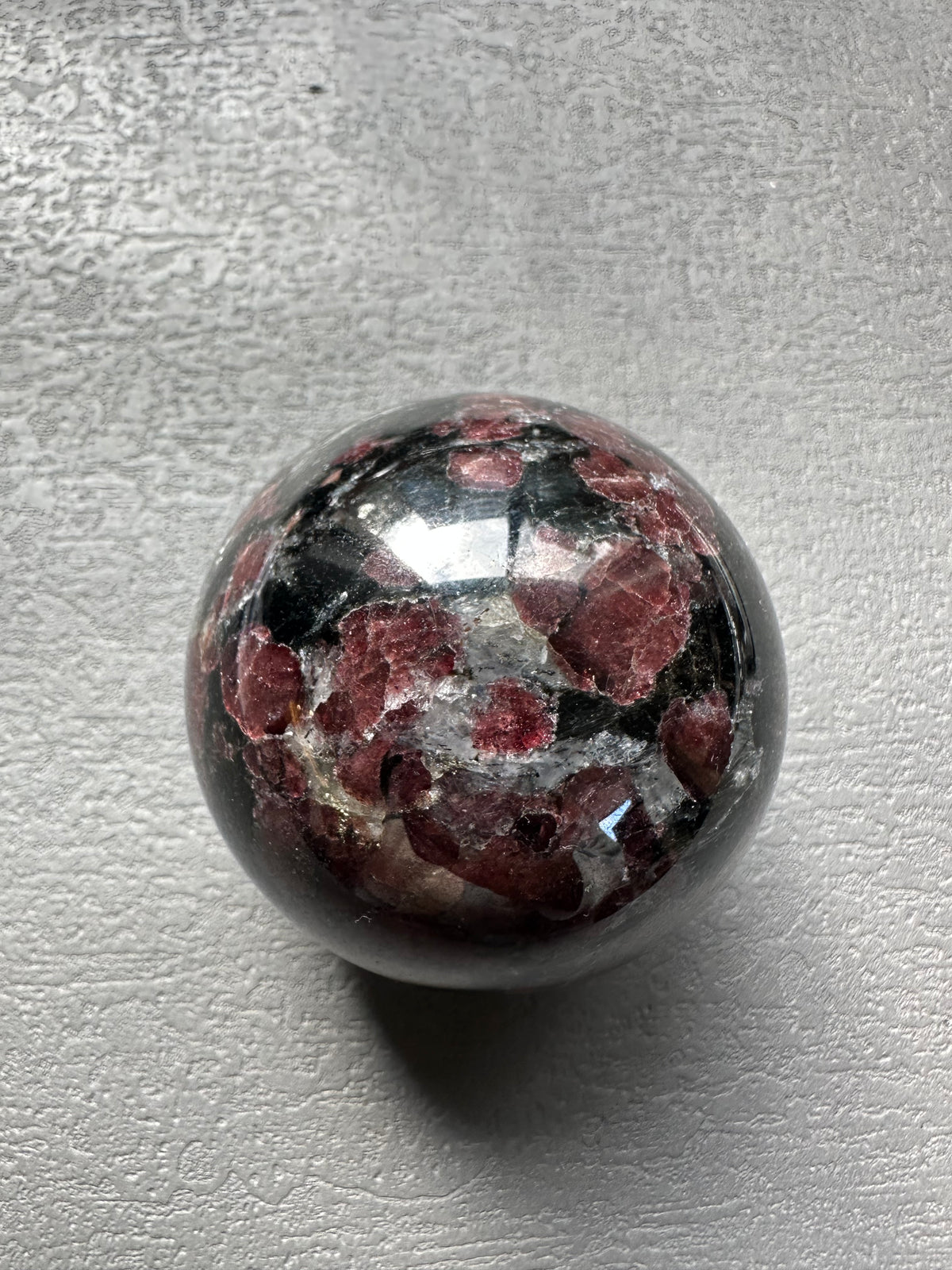 Natural Red Garnet Sphere – Crystal Ball 5–5.5cm product photo 6