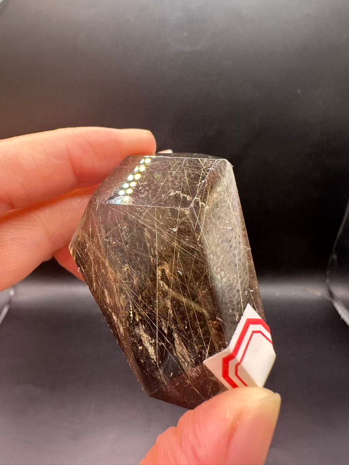 Golden Rutilated Quartz Freeform with Fine Rutile Needles | 64g 5.4cm Exact Piece #2