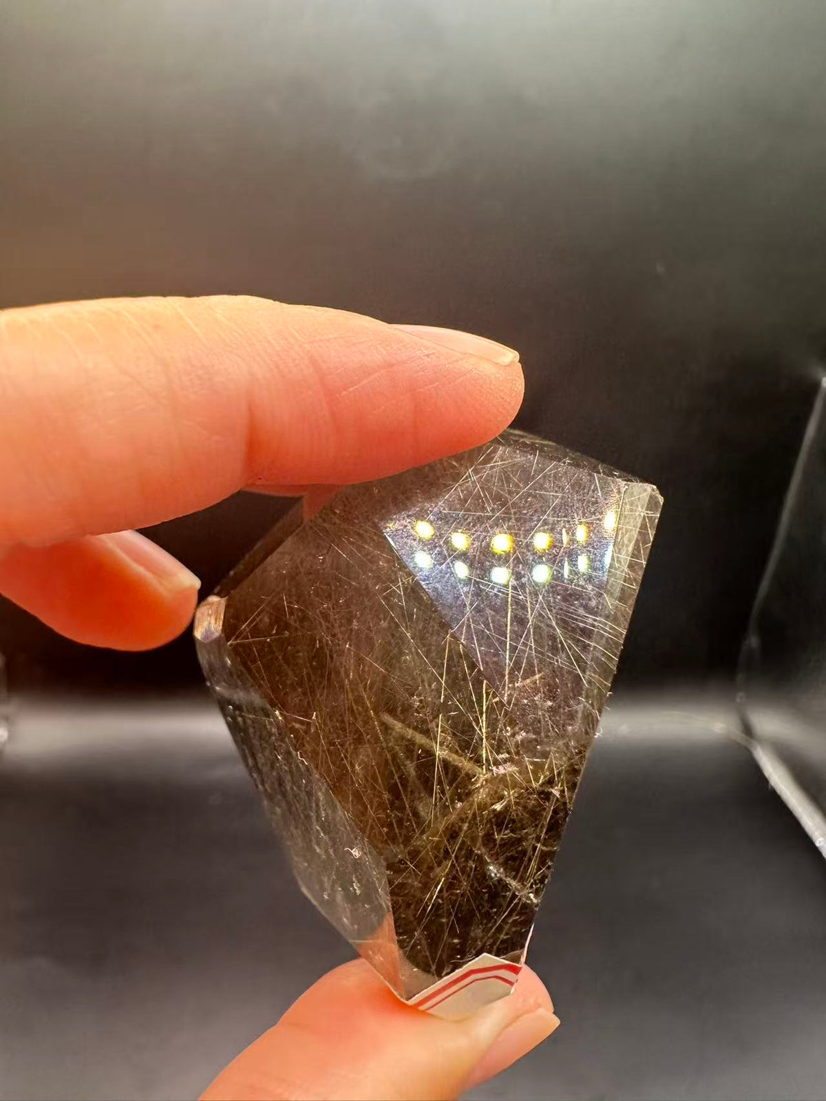 Golden Rutilated Quartz Freeform with Fine Rutile Needles | 64g 5.4cm Exact Piece #2