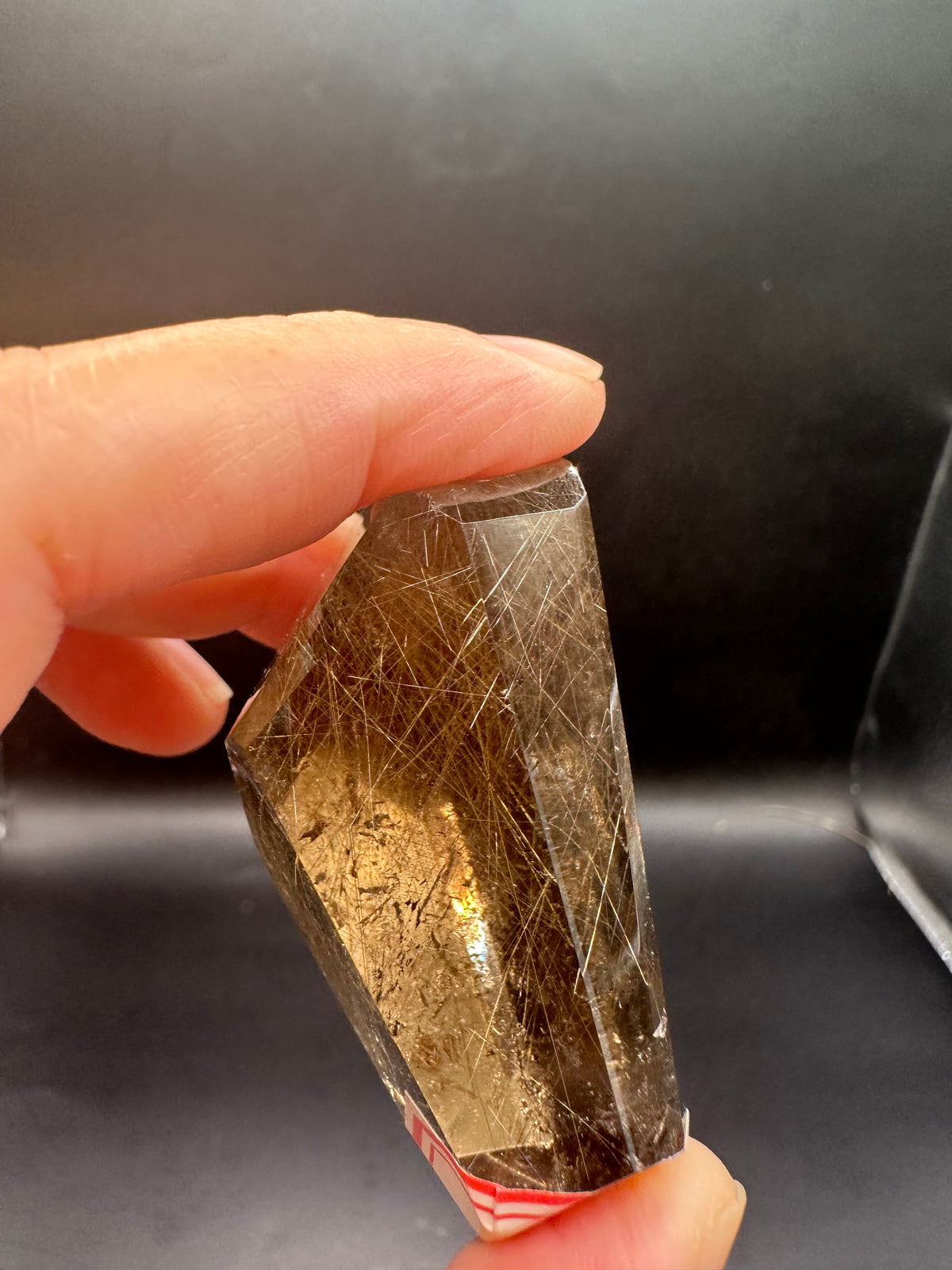 Golden Rutilated Quartz Freeform with Fine Rutile Needles | 64g 5.4cm Exact Piece #2