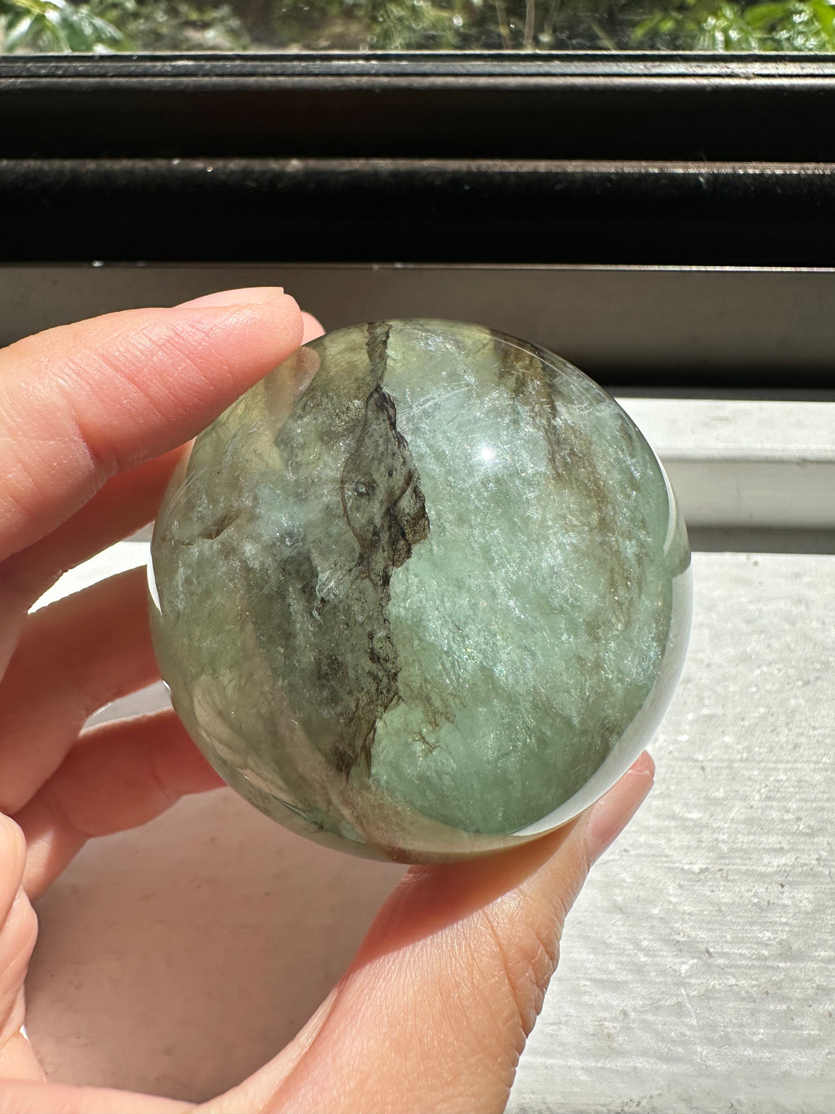 Kelp Fluorite Sphere | Natural Crystal Ball 4.5–6.5cm