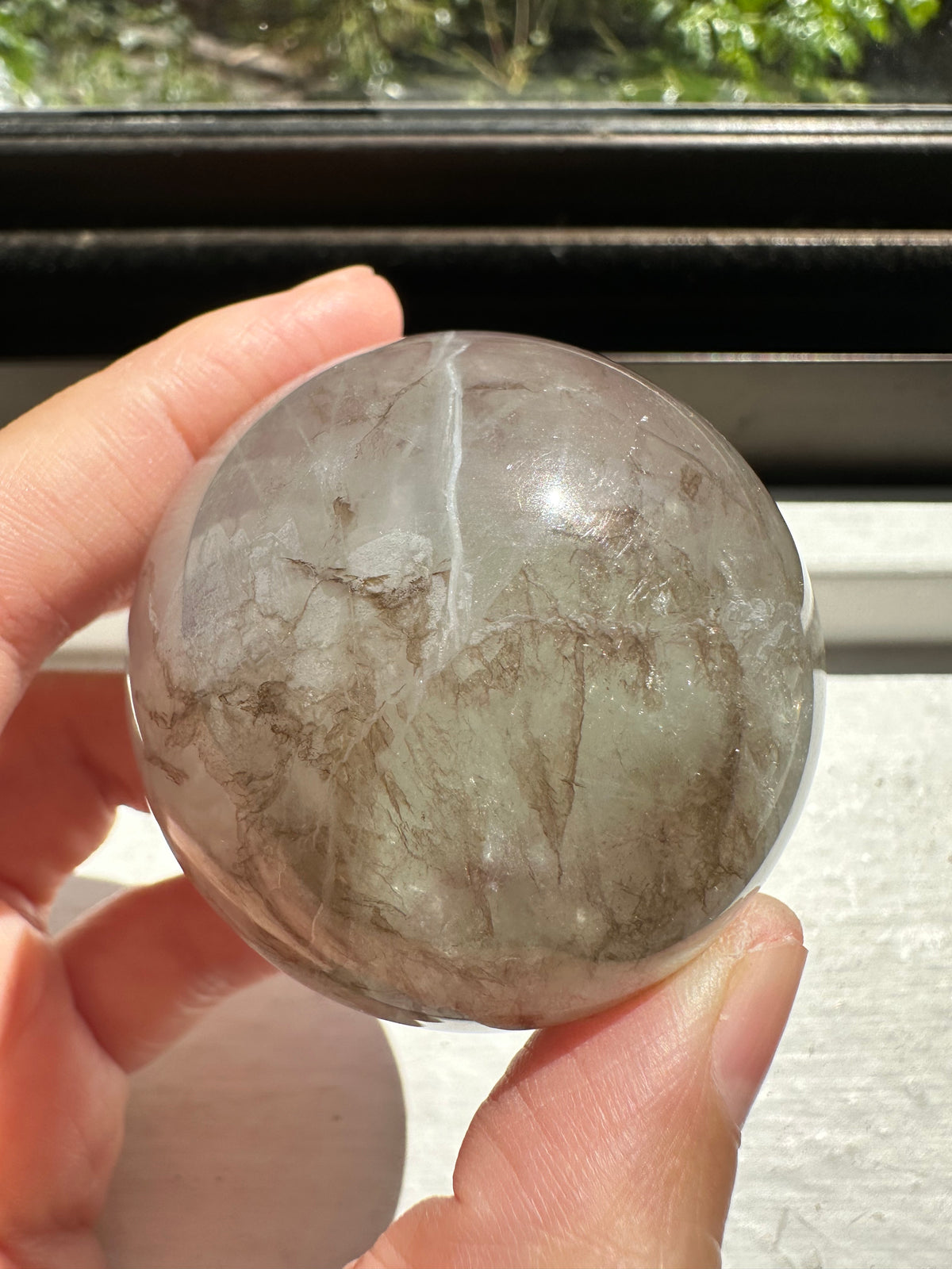 Kelp Fluorite Sphere | Natural Crystal Ball 4.5–6.5cm