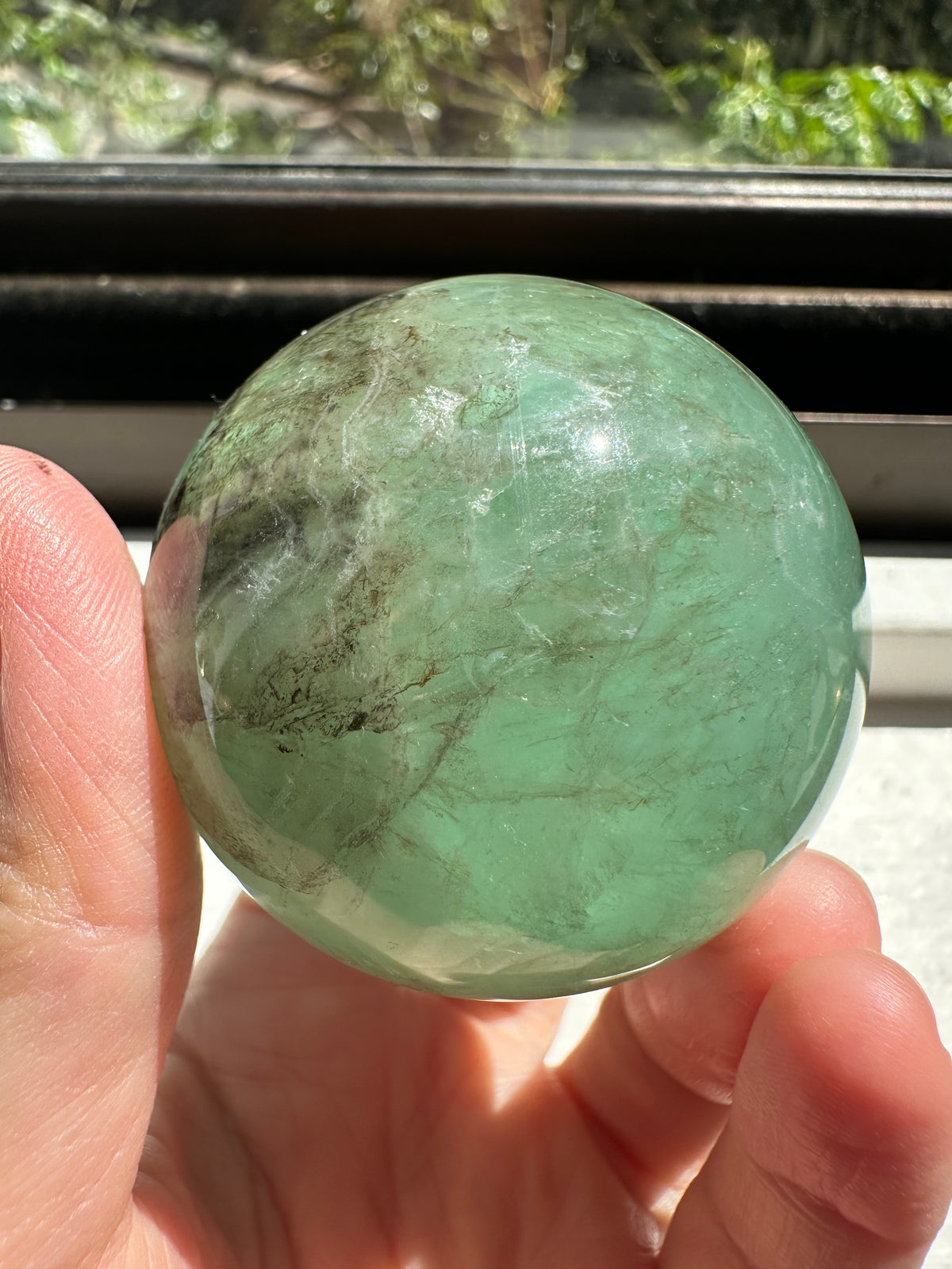 Kelp Fluorite Sphere | Natural Crystal Ball 4.5–6.5cm