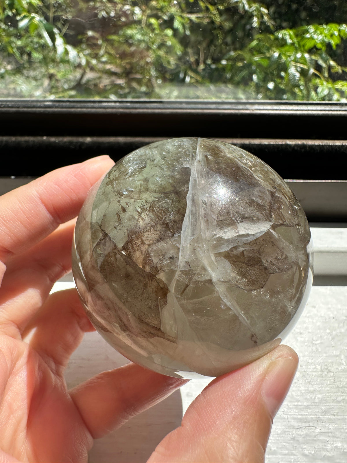 Kelp Fluorite Sphere | Natural Crystal Ball 4.5–6.5cm