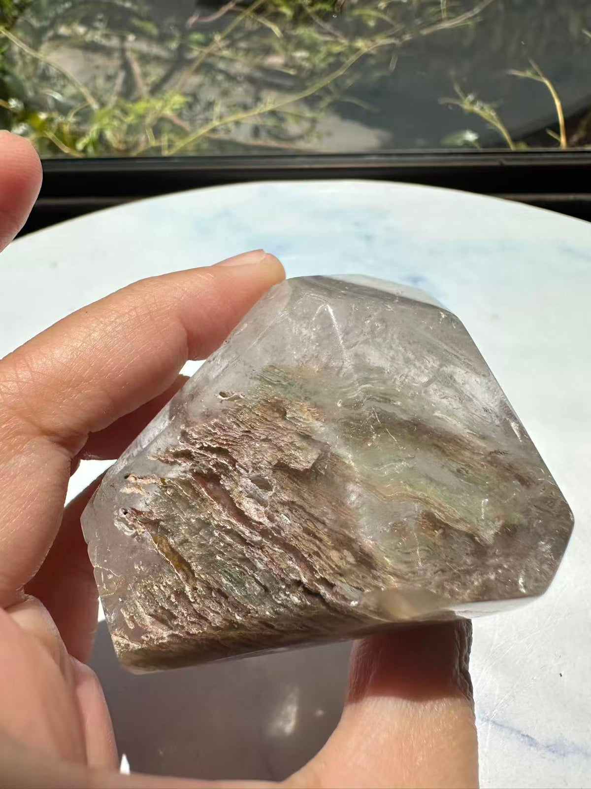 Garden Quartz (Lodolite) Freeform – 188g #3 — exact crystal, view 13 of 22