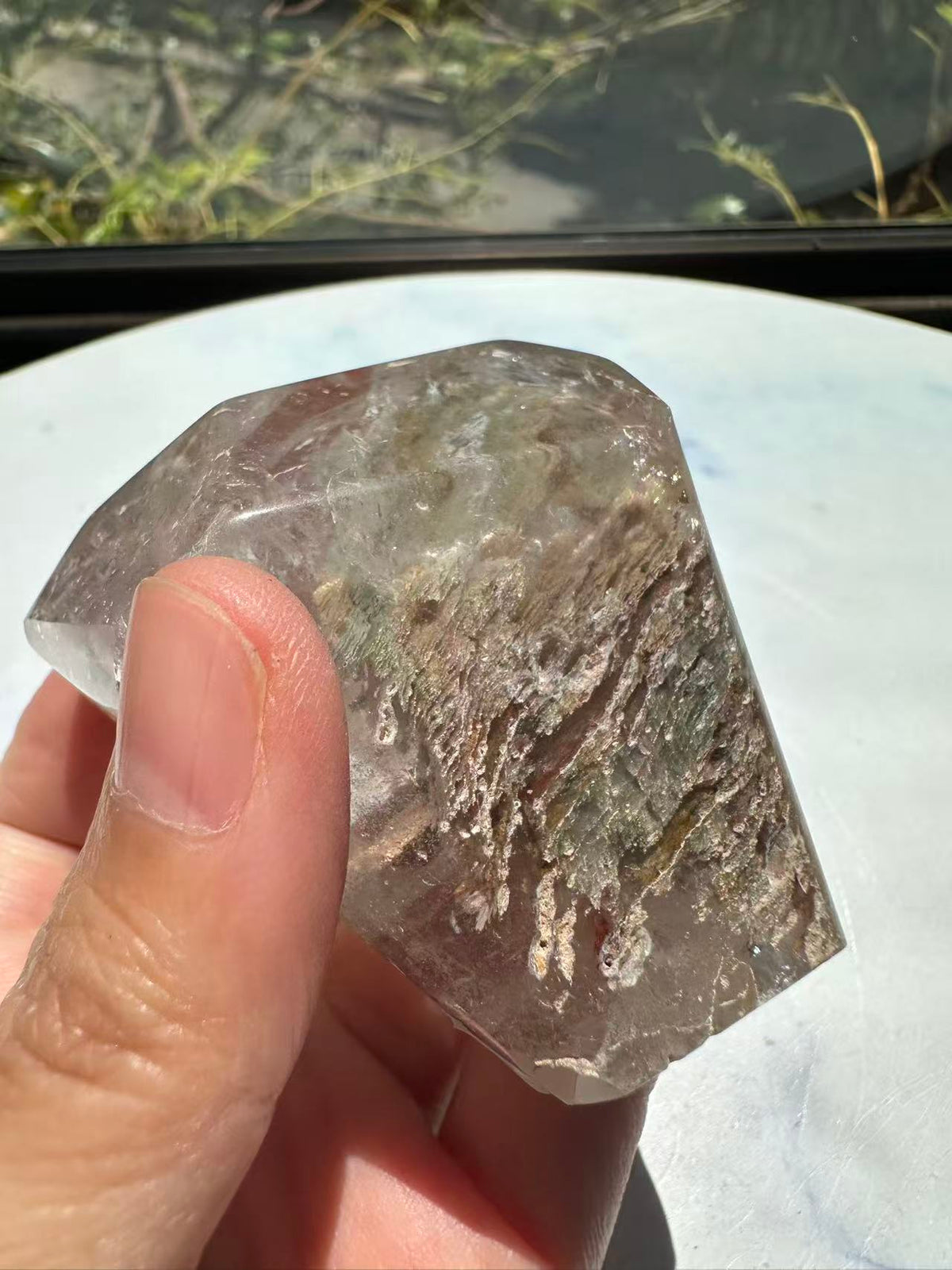 Garden Quartz (Lodolite) Freeform – 188g #3 — exact crystal, view 2 of 22