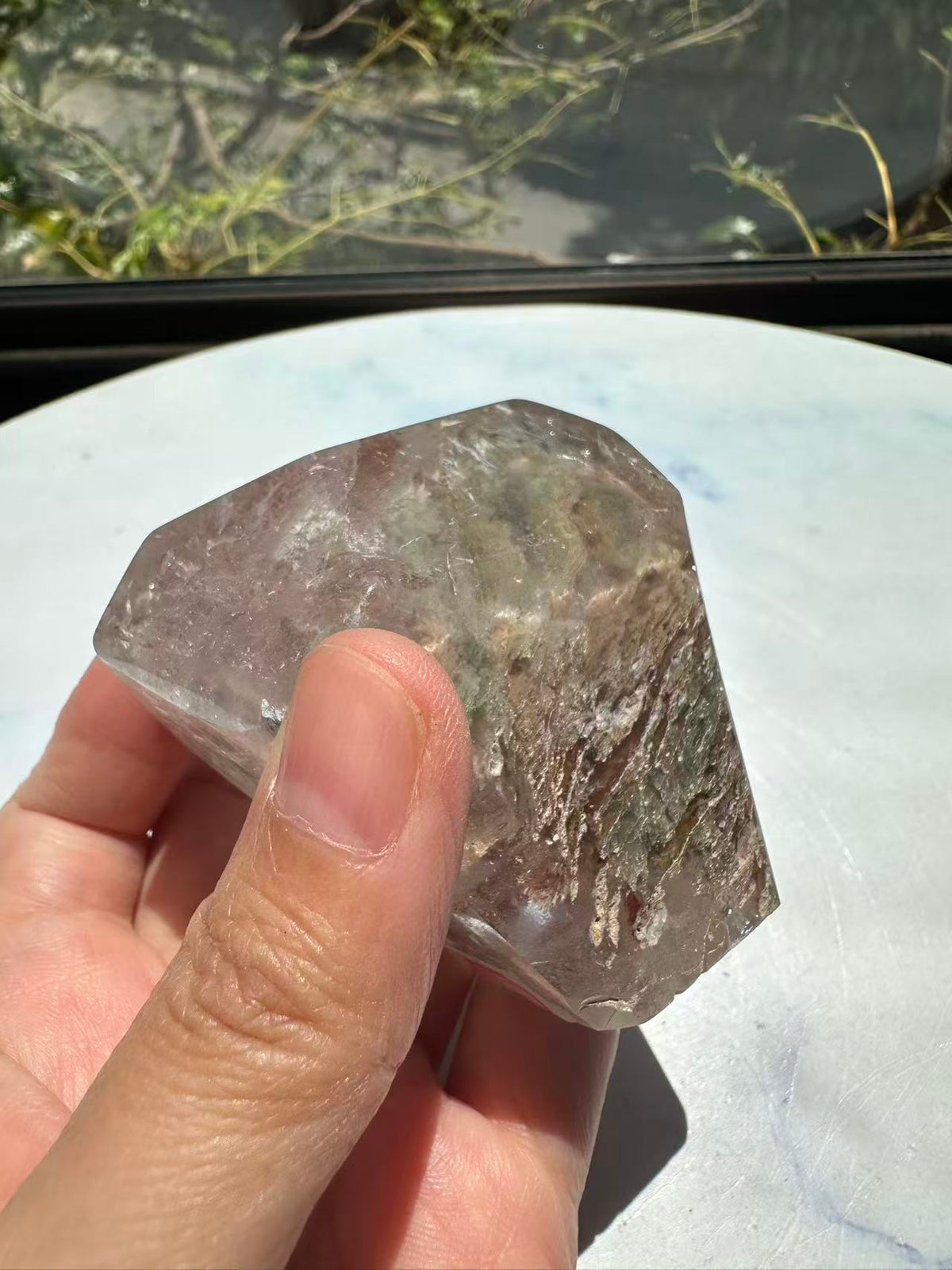 Garden Quartz (Lodolite) Freeform – 188g #3 — exact crystal, view 21 of 22