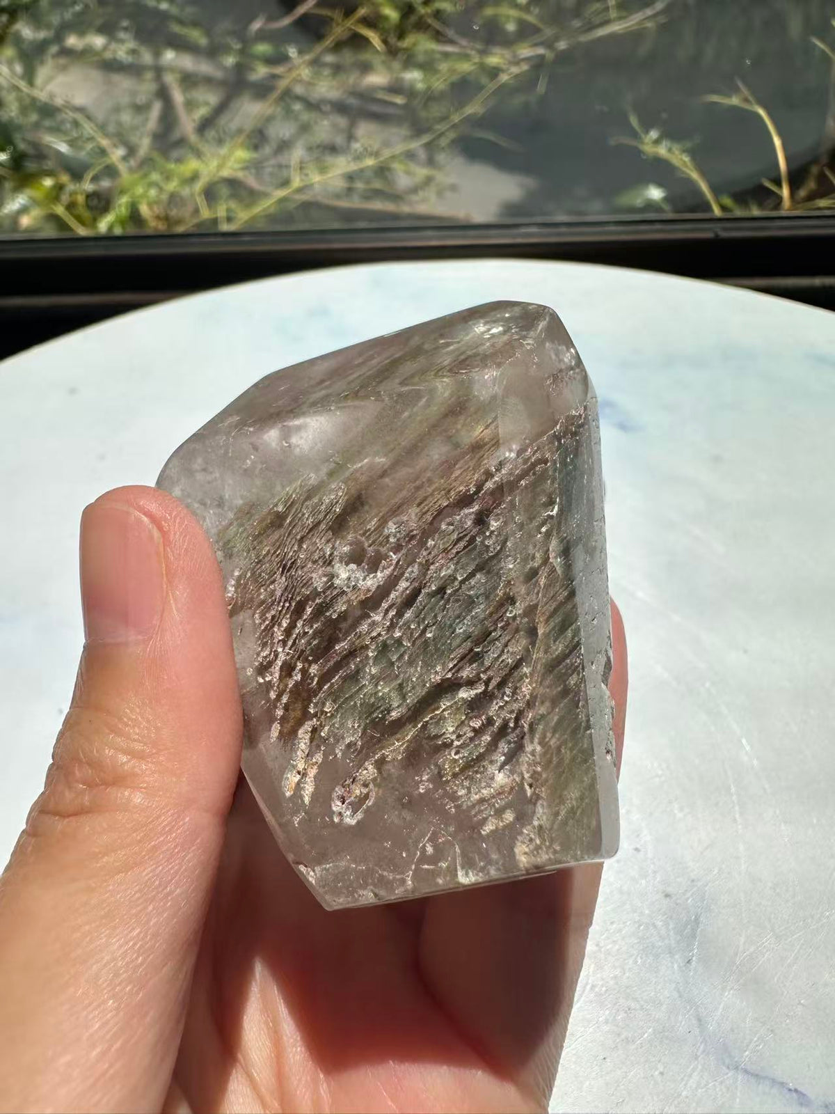 Garden Quartz (Lodolite) Freeform – 188g #3 — exact crystal, view 3 of 22