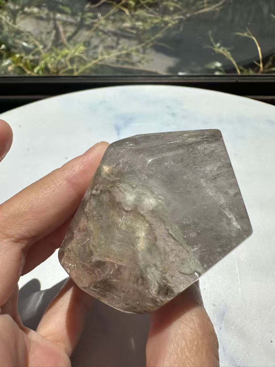 Garden Quartz (Lodolite) Freeform – 188g #3 — exact crystal, view 9 of 22