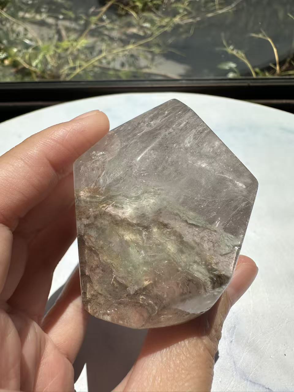 Garden Quartz (Lodolite) Freeform – 188g #3 — exact crystal, view 10 of 22