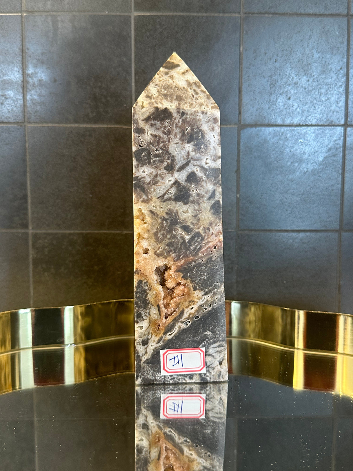 Natural Sphalerite Tower – 848g #1 — exact crystal, view 1 of 9
