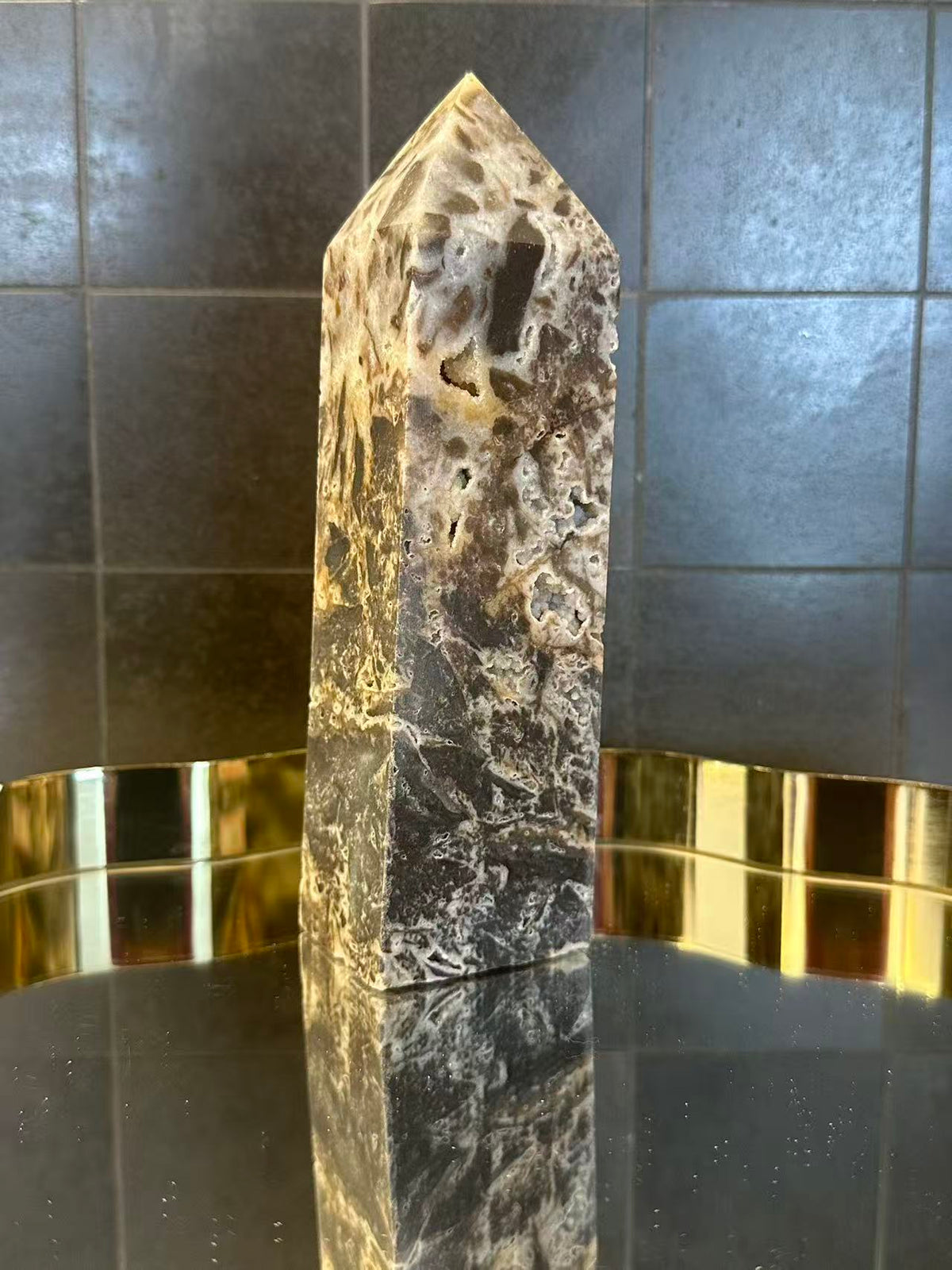 Natural Sphalerite Tower – 848g #1 — exact crystal, view 4 of 9