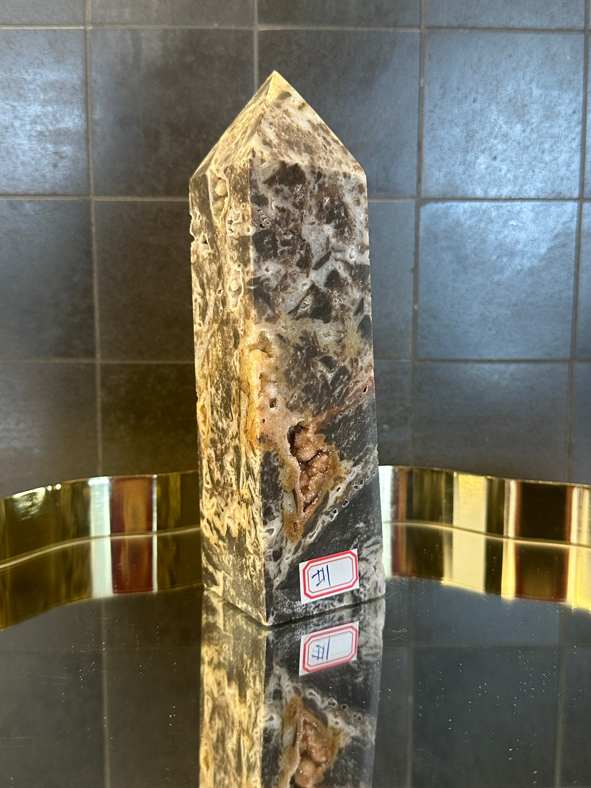 Natural Sphalerite Tower – 848g #1 — exact crystal, view 8 of 9
