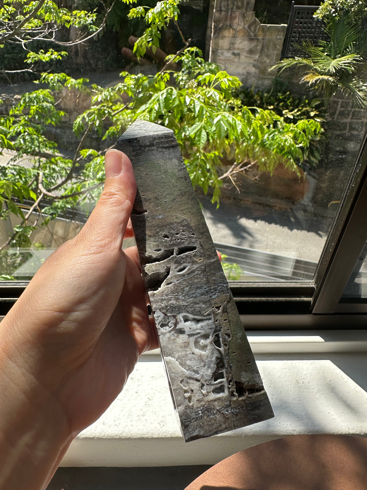 Exact Sphalerite Tower #4 16.4cm tall natural crystal specimen