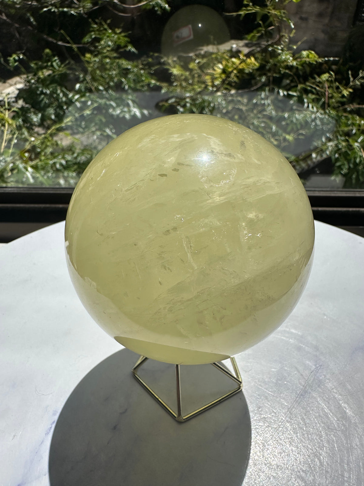 Brazilian Citrine Sphere with Golden Colour, Exact Piece #5 – product view