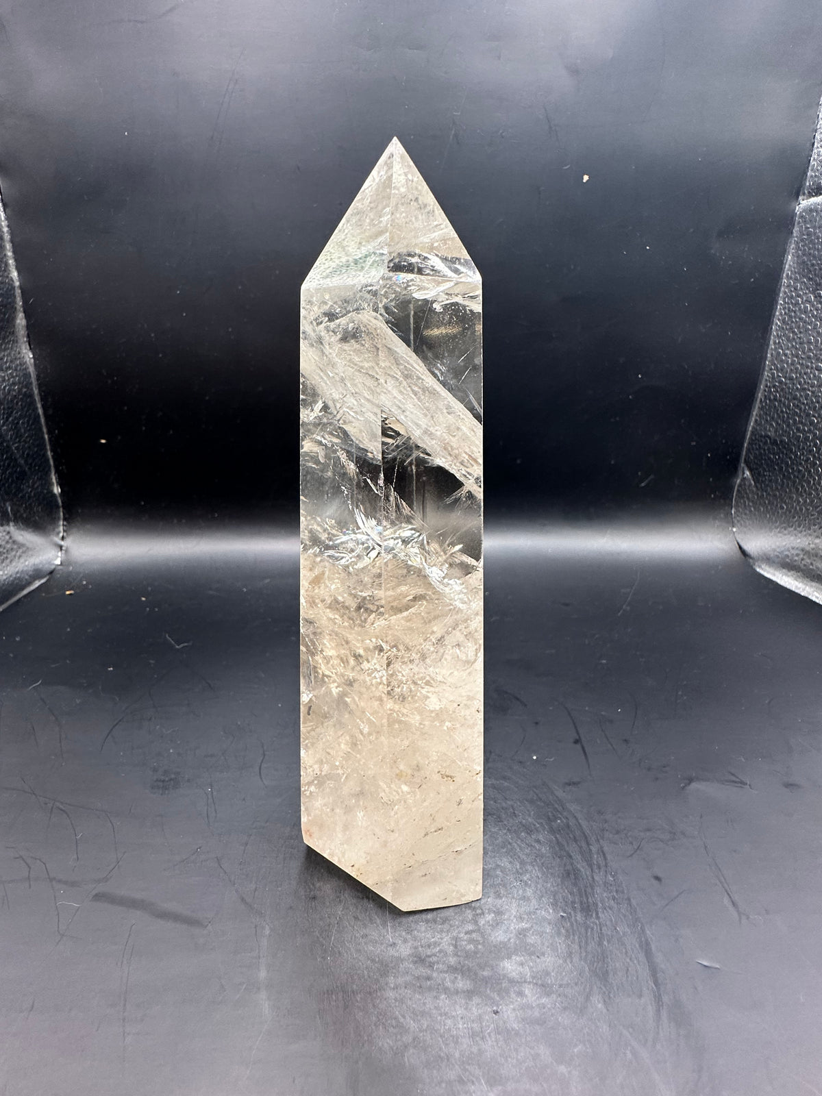Brazilian Clear Quartz Tower with Rainbow | 540g 16cm Exact Piece #10