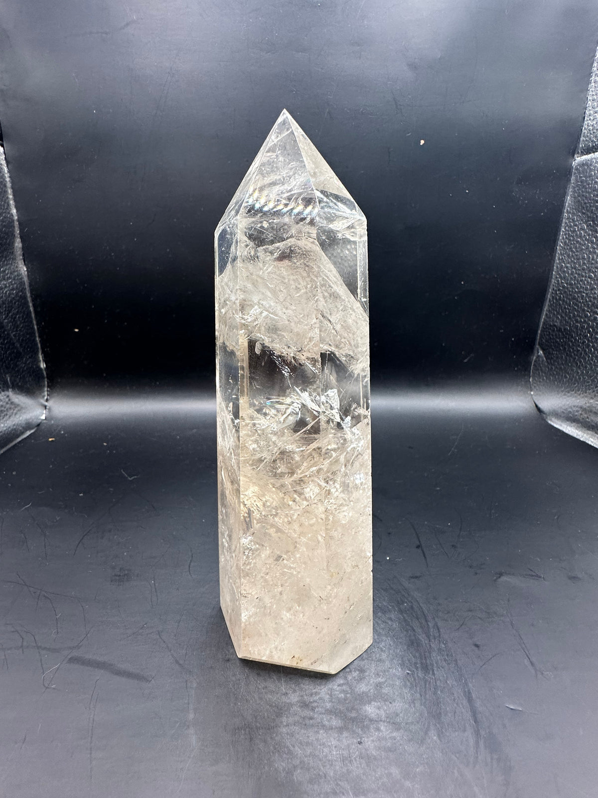 Brazilian Clear Quartz Tower with Rainbow | 540g 16cm Exact Piece #10