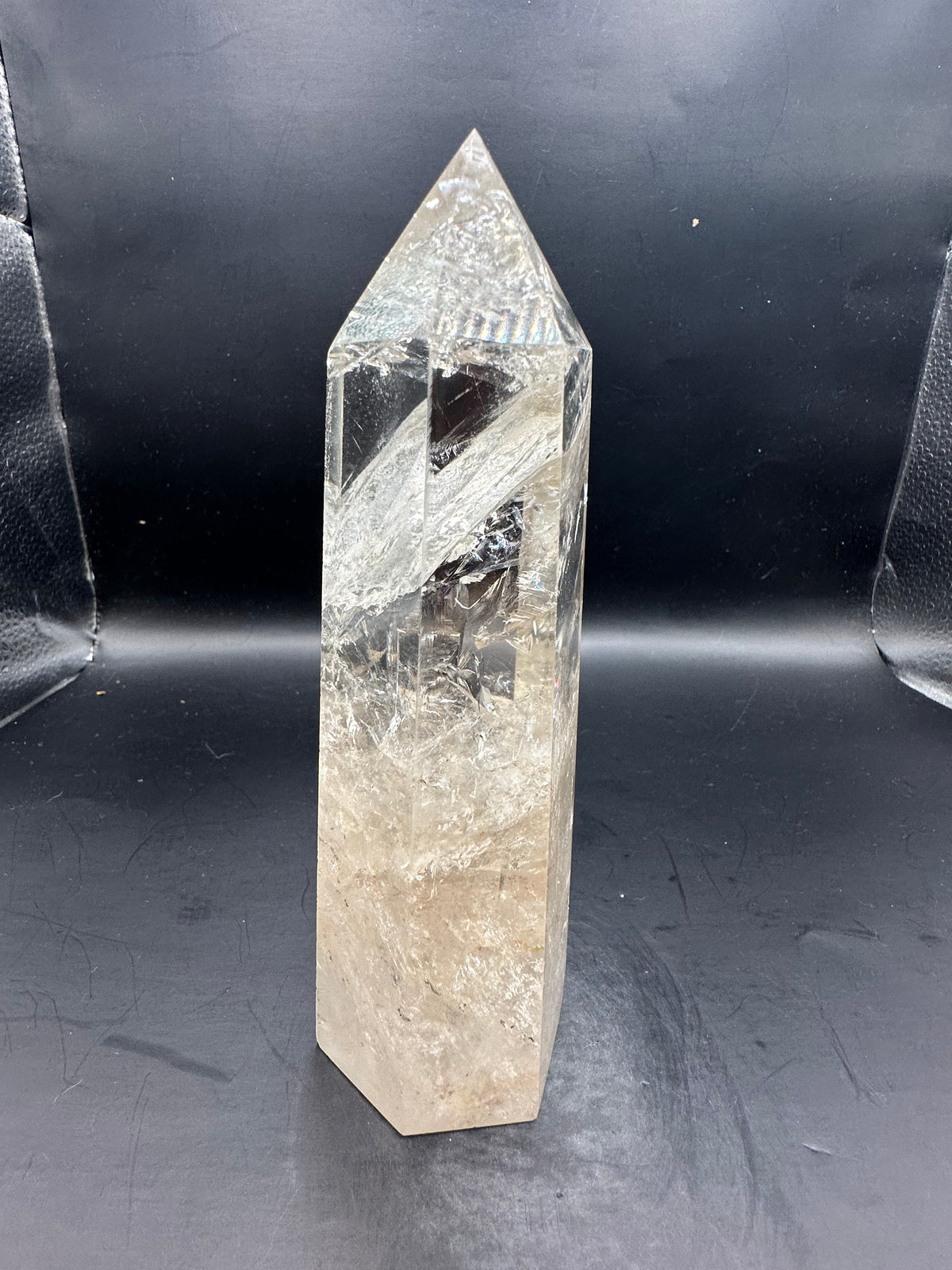 Brazilian Clear Quartz Tower with Rainbow | 540g 16cm Exact Piece #10