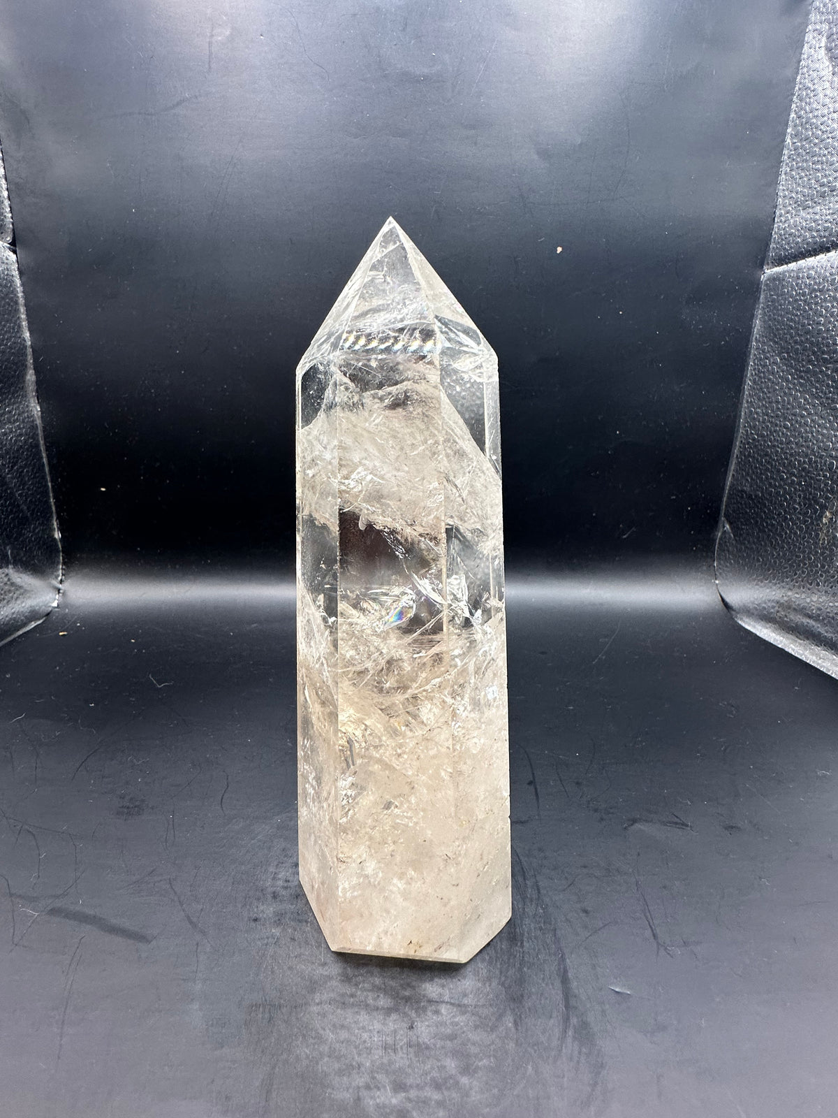 Brazilian Clear Quartz Tower with Rainbow | 540g 16cm Exact Piece #10