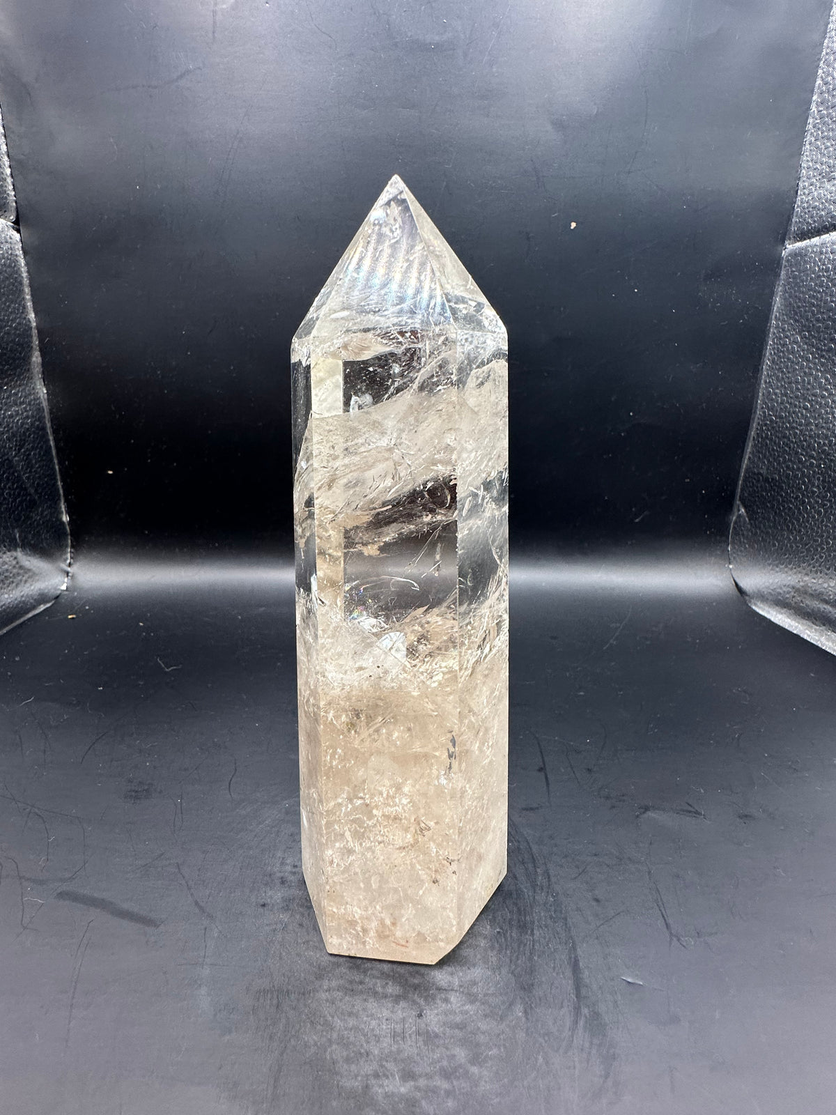 Brazilian Clear Quartz Tower with Rainbow | 540g 16cm Exact Piece #10