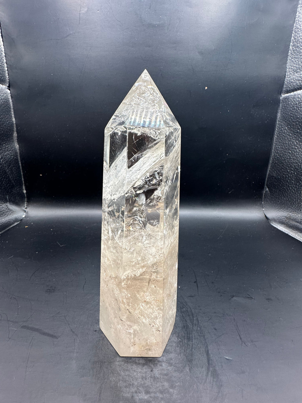 Brazilian Clear Quartz Tower with Rainbow | 540g 16cm Exact Piece #10