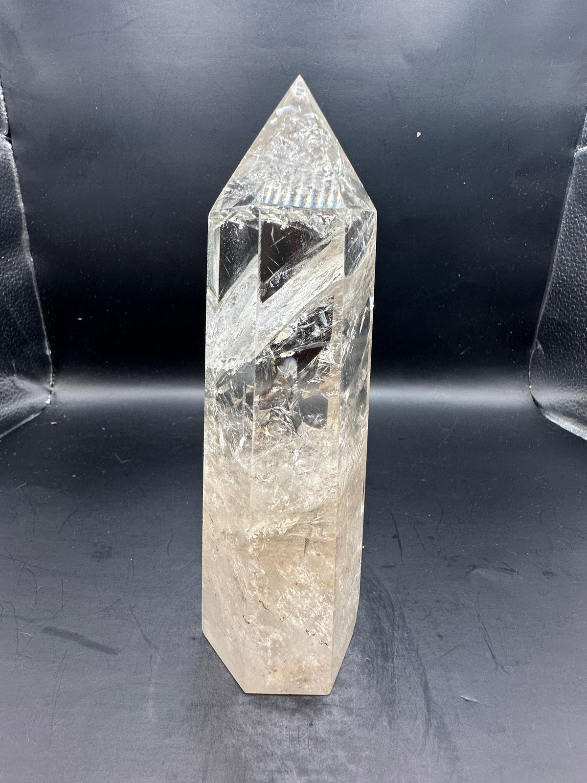 Brazilian Clear Quartz Tower with Rainbow | 540g 16cm Exact Piece #10