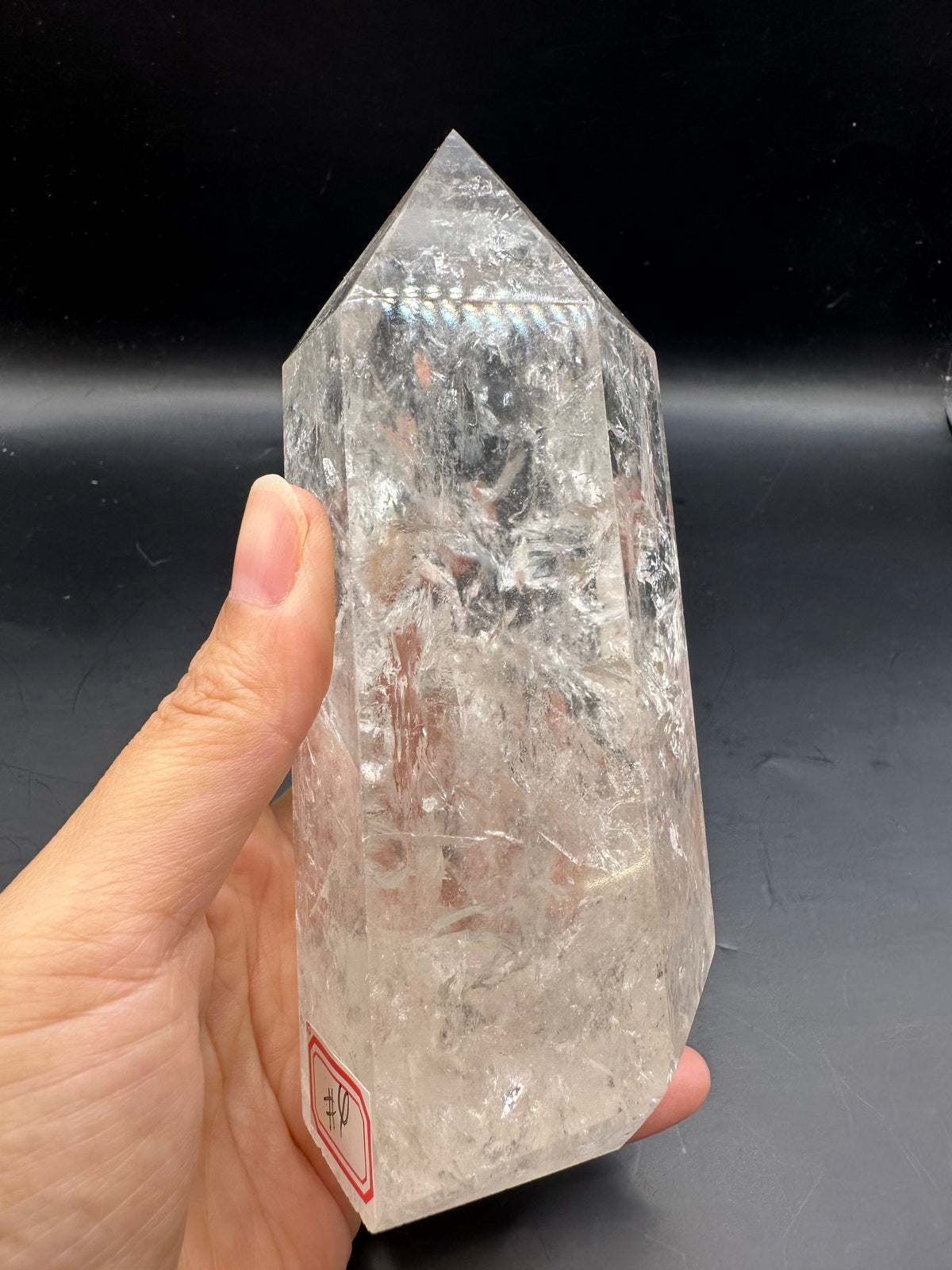 Brazilian Clear Quartz Tower with Rainbow | 672g 13.6cm Exact Piece #4