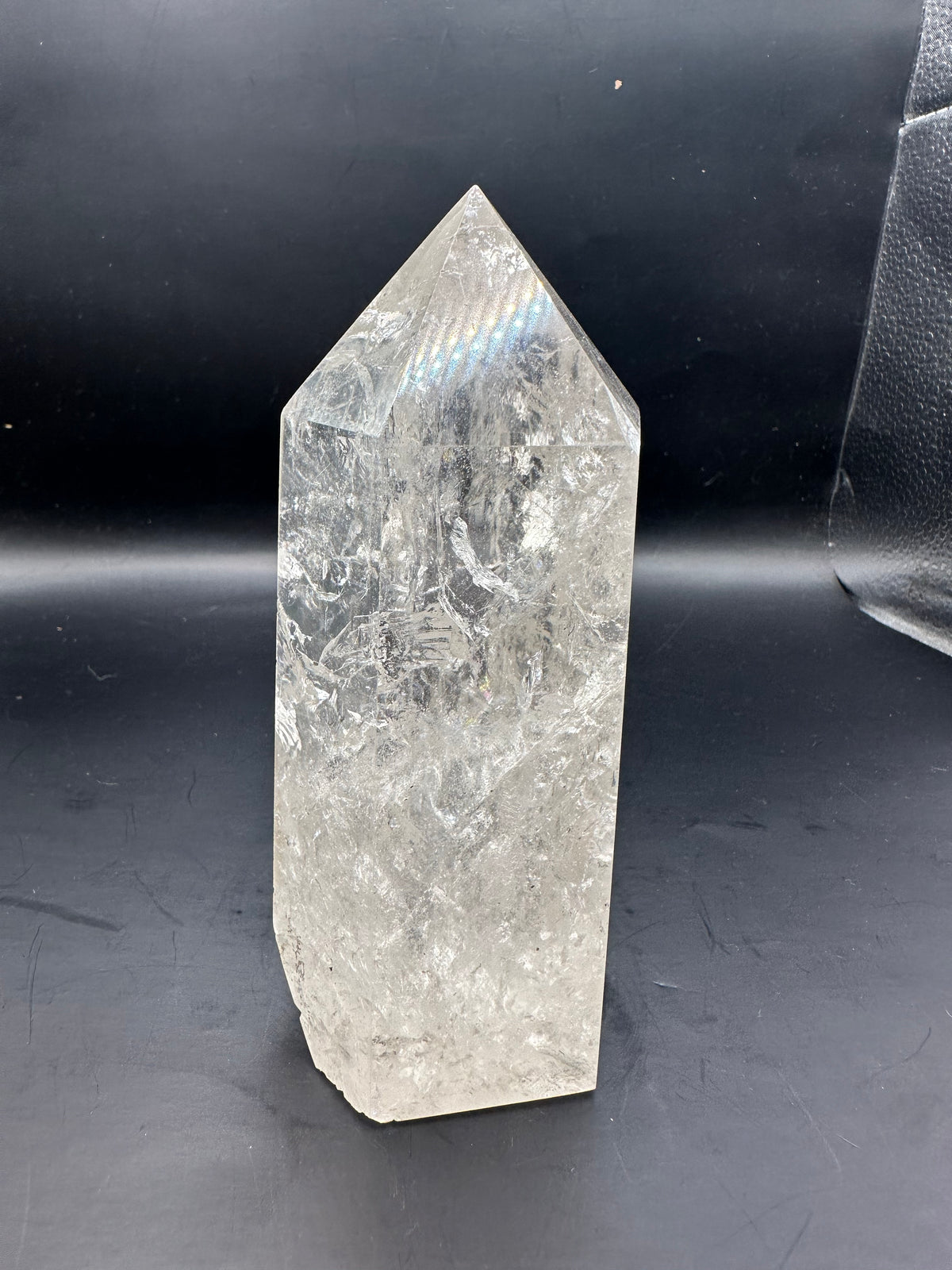 Brazilian Clear Quartz Tower with Rainbow | 672g 13.6cm Exact Piece #4