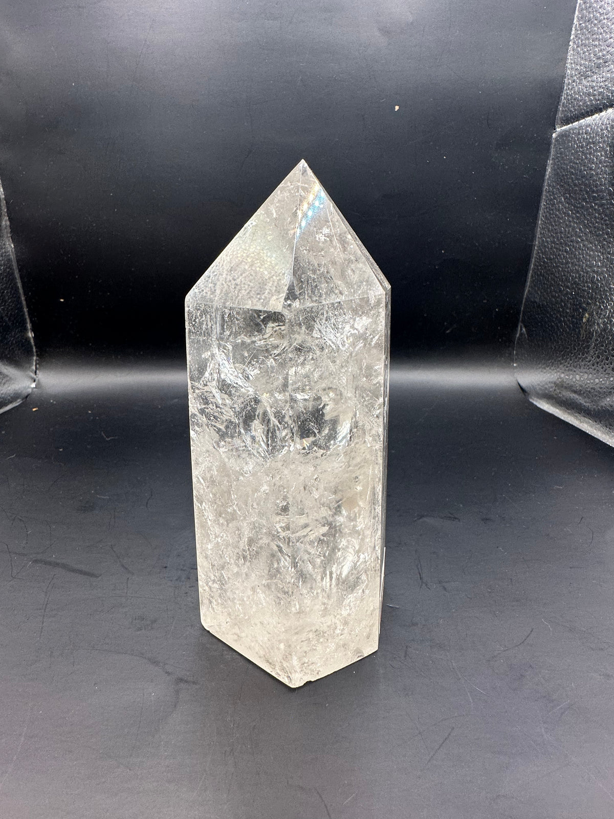 Brazilian Clear Quartz Tower with Rainbow | 672g 13.6cm Exact Piece #4