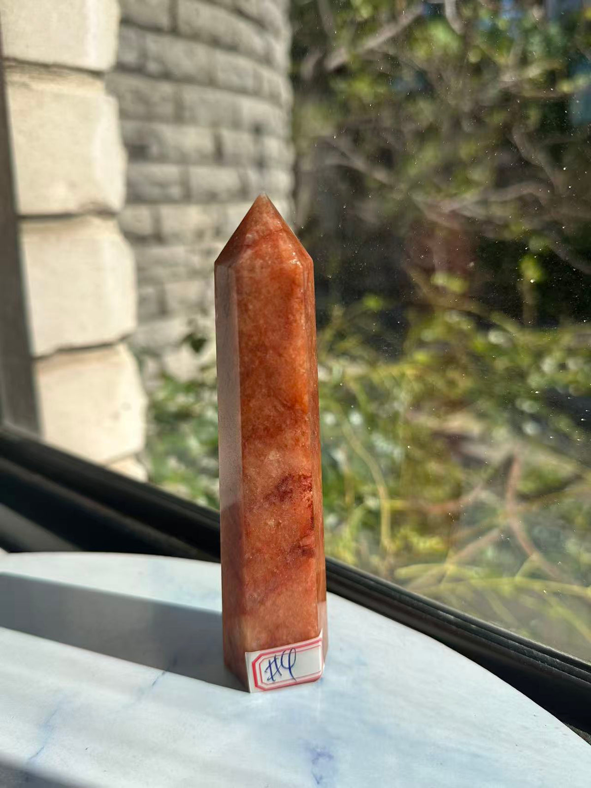 Fire Quartz (Hematoid Quartz) Tower – 192g #4 — exact crystal, view 2 of 10
