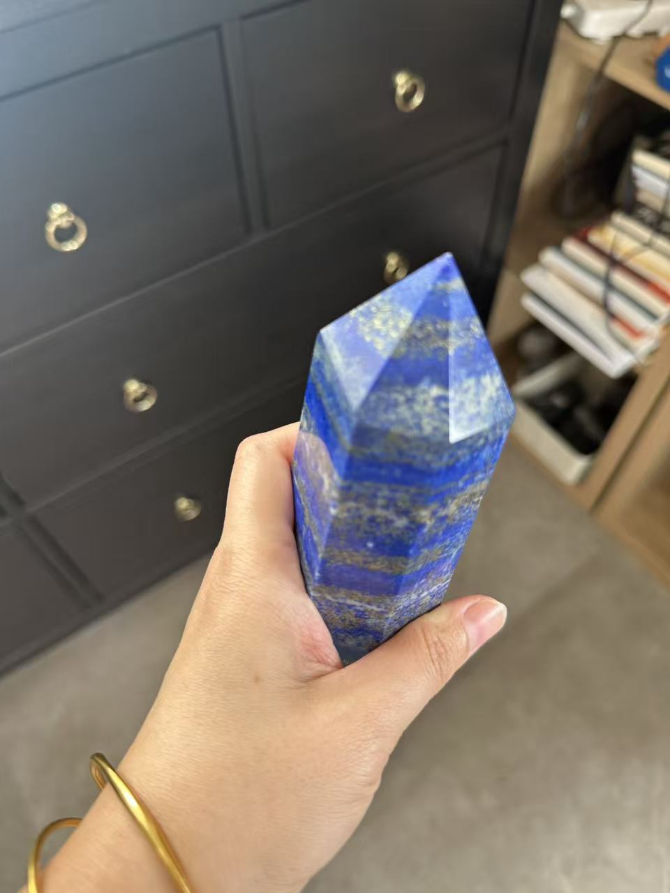 Lapis Lazuli Tower with Golden Pyrite | 952g 21cm Exact Piece #1