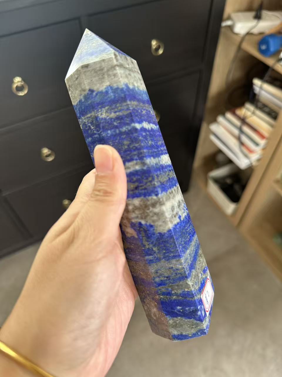 Lapis Lazuli Tower with Golden Pyrite | 728g 19cm Exact Piece #2